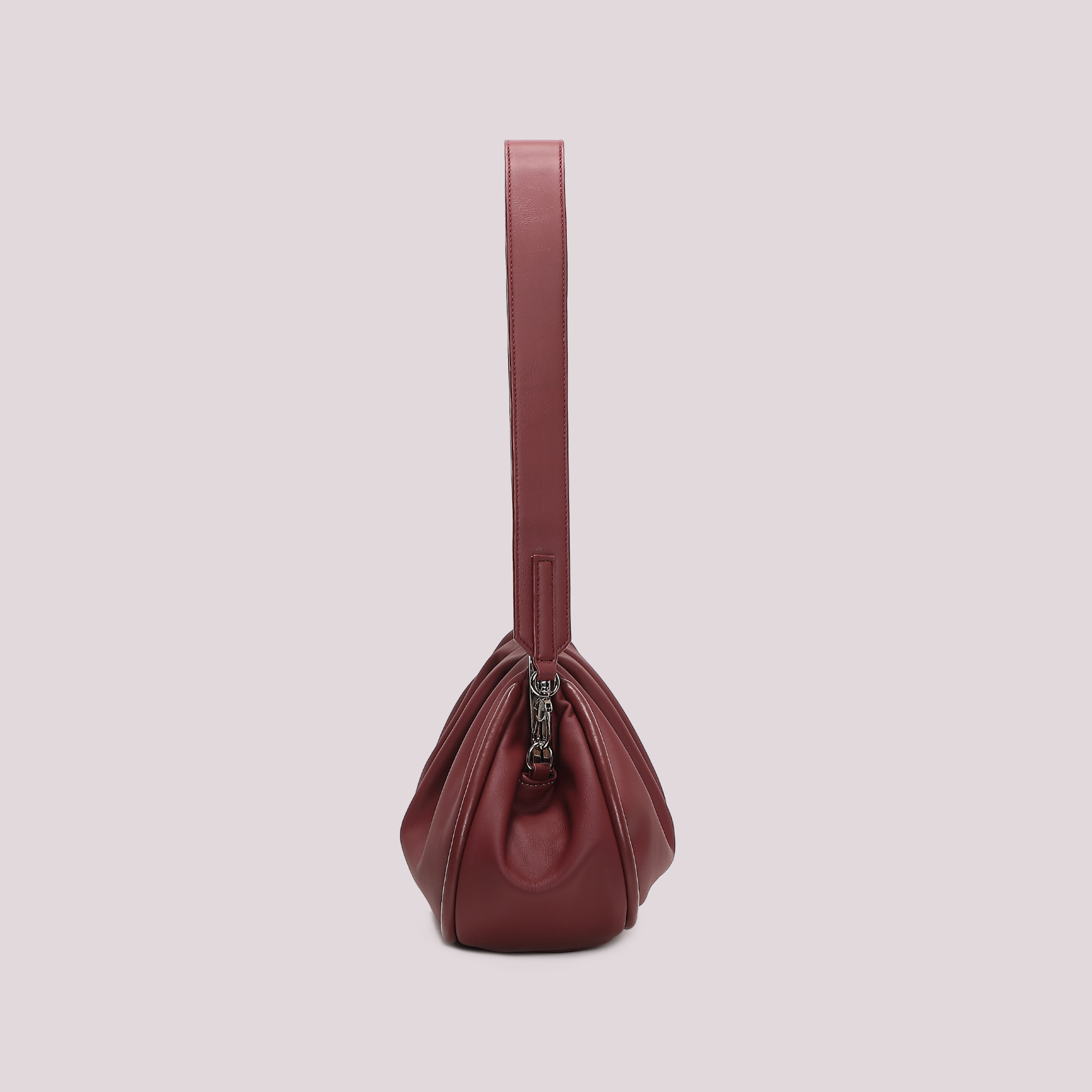 Mimi Mua Clutch Morbida Sfere Nera 30cm Elegante