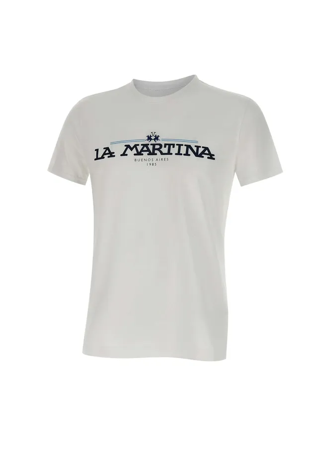 La Martina t-shirt uomo jersey cotone regular