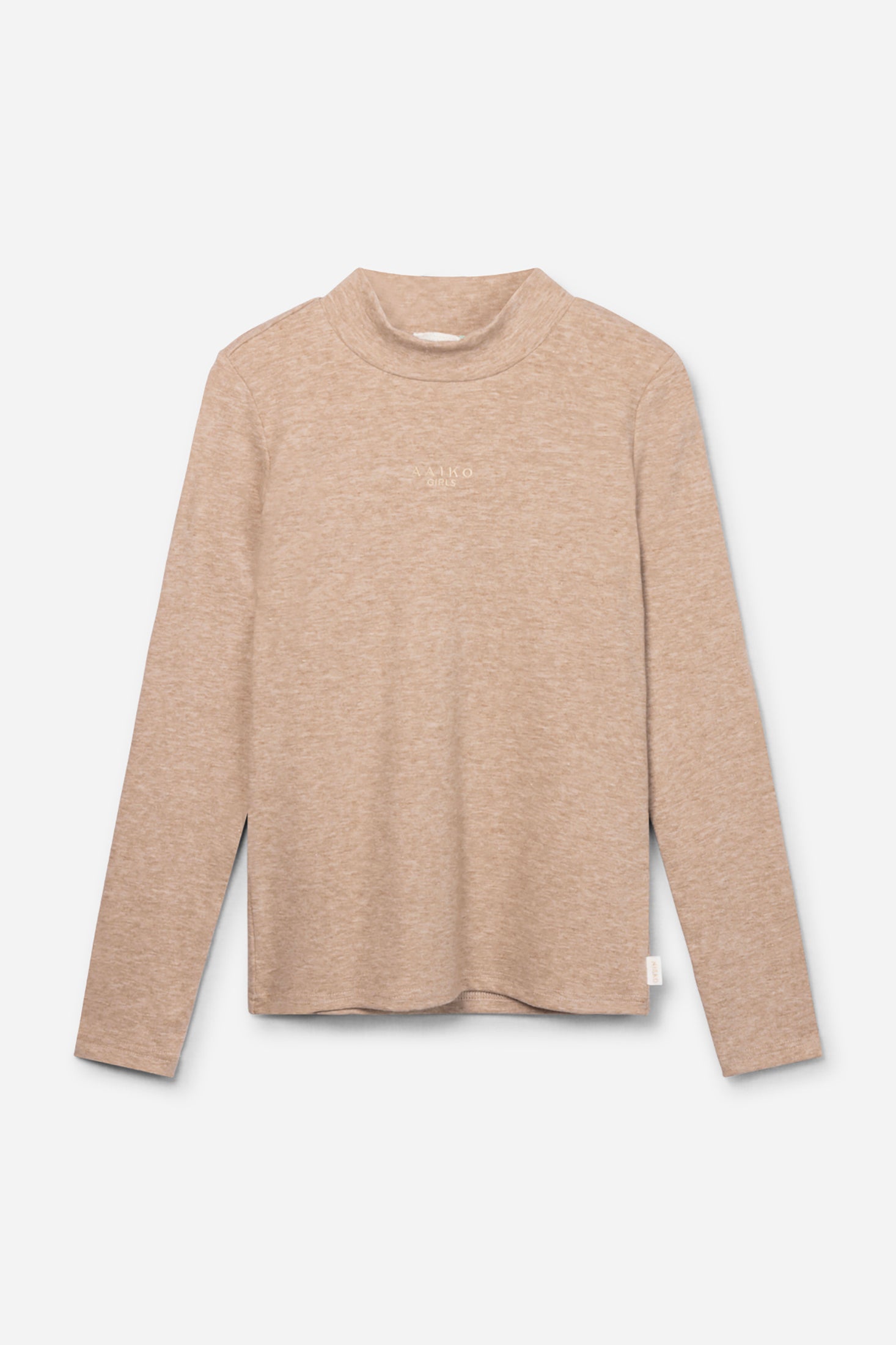 Aaiko Zera top beige Shiitake lurex bambina