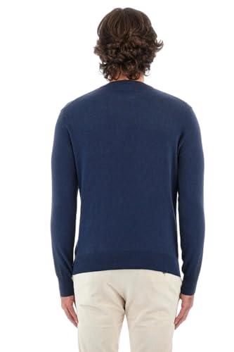La Martina Wilmar Blue Navy felpa girocollo uomo XXL