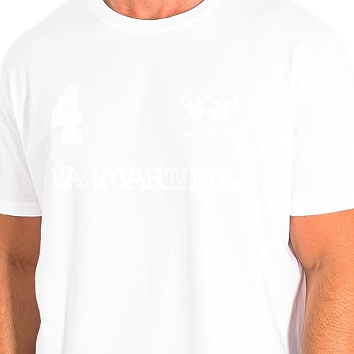 La Martina TMR309-JS206 t-shirt uomo 4XL maniche corte