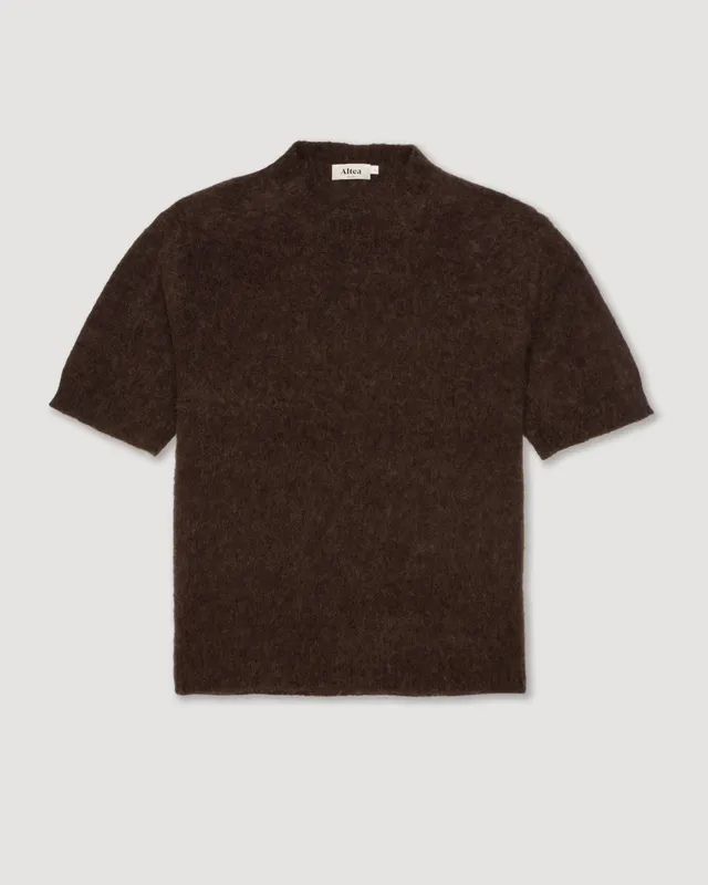Altea maglia girocollo alpaca moro