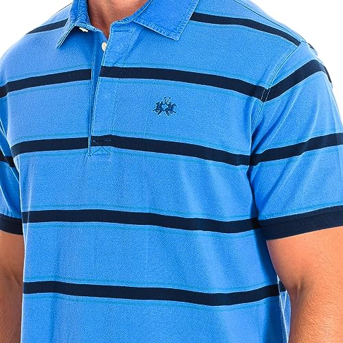 La Martina TMP326-JS328 polo uomo L blu a righe