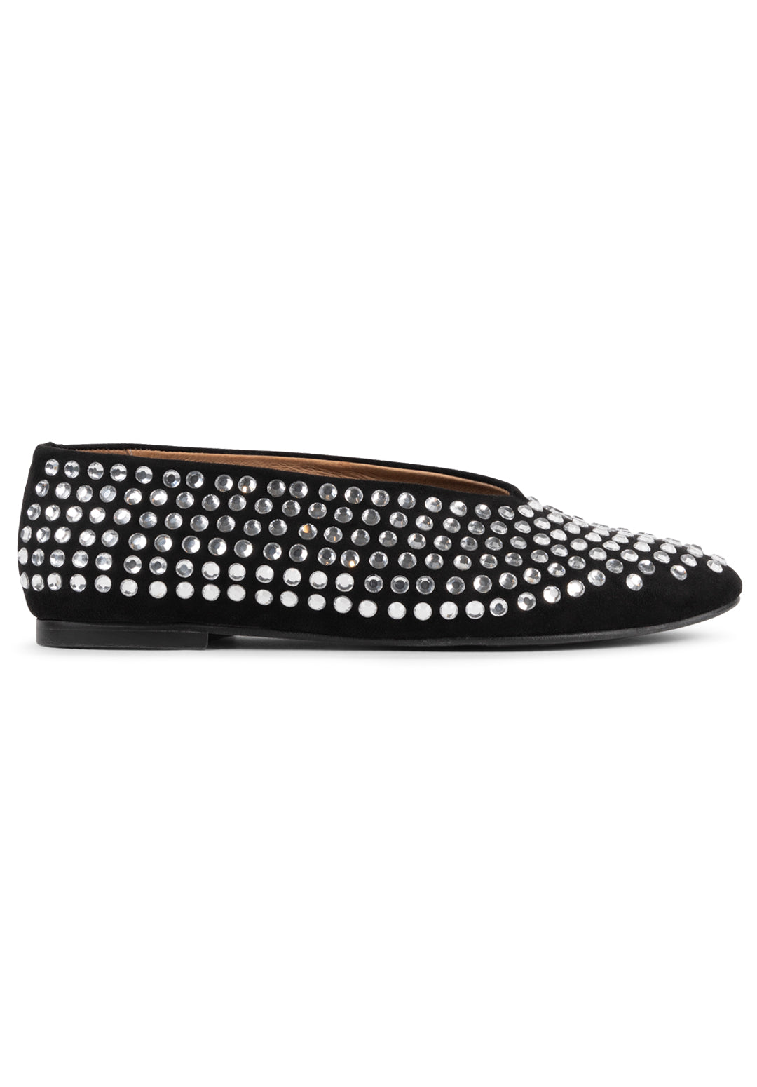 Aaiko Bella Lea ballerine pelle nere glitter