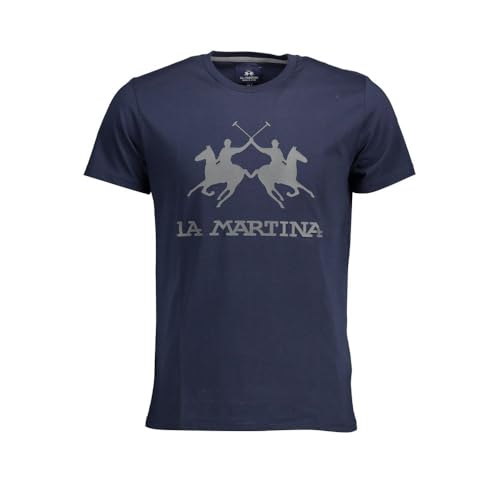 La Martina t-shirt uomo blu maniche corte