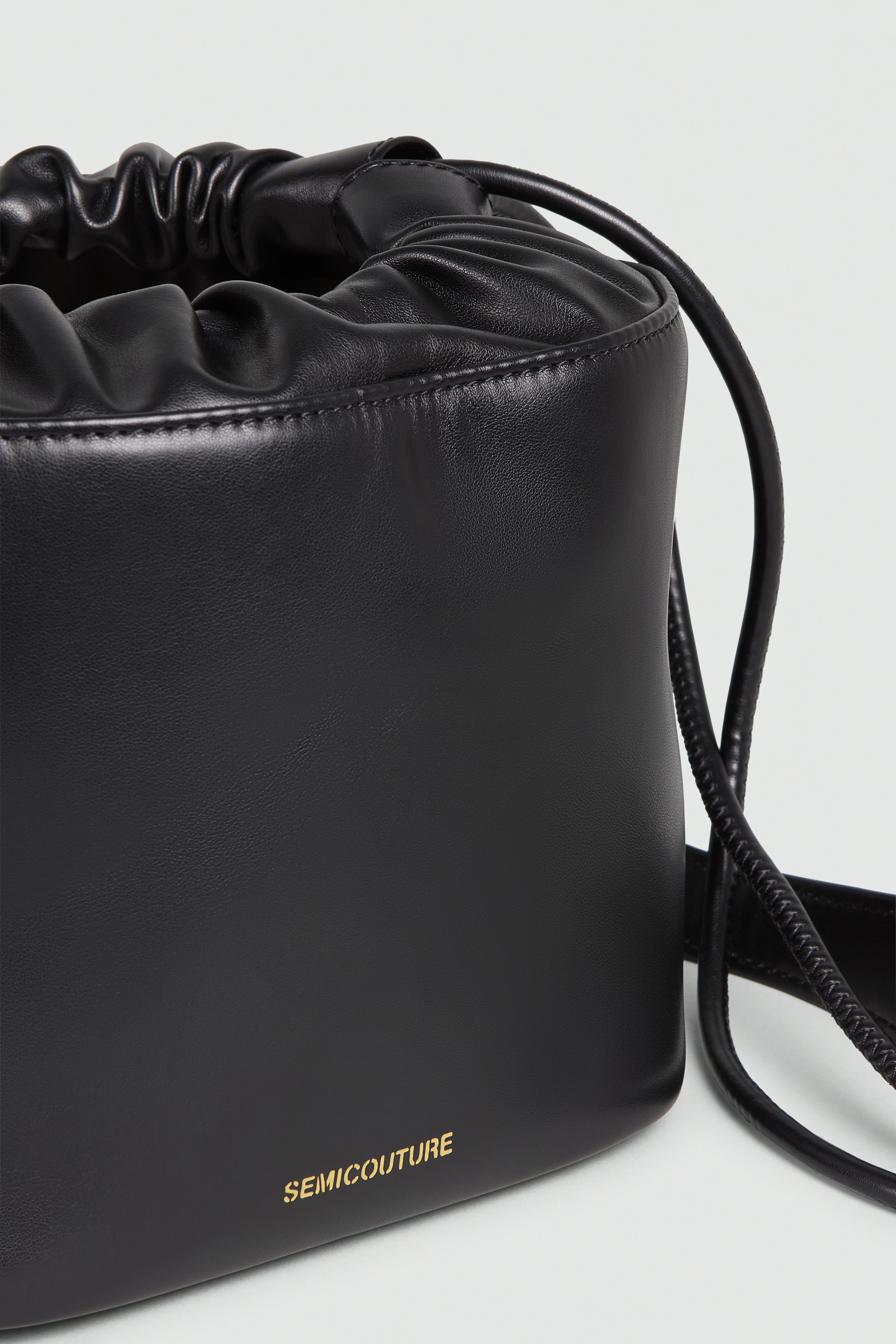 SEMICOUTURE Gisele CNTX22 secchiello nero coulisse