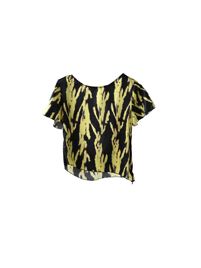 GiglioTigrato Kiara Top I top tie dye seta