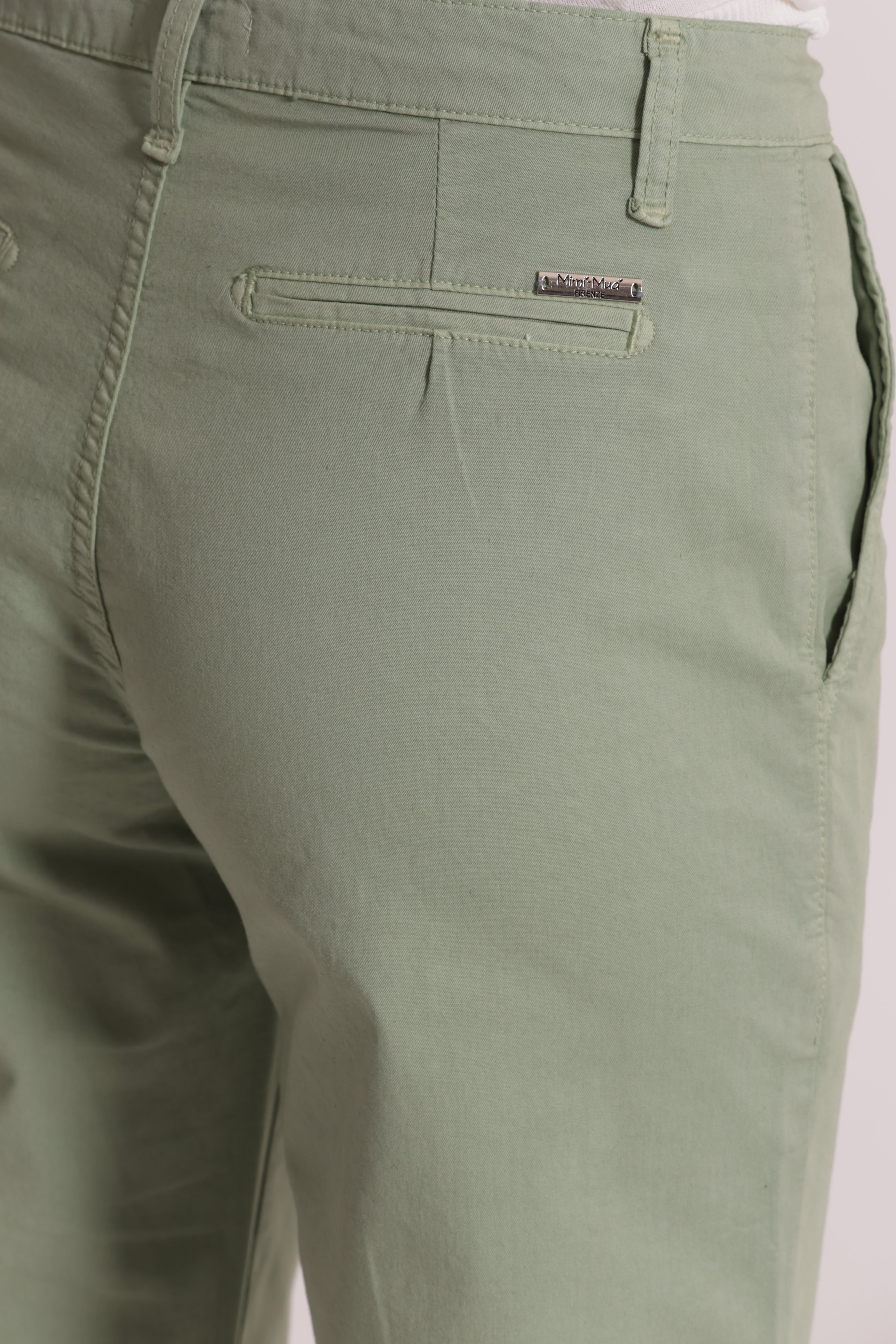 Mimi Mua Chinos pantalone burro cotone