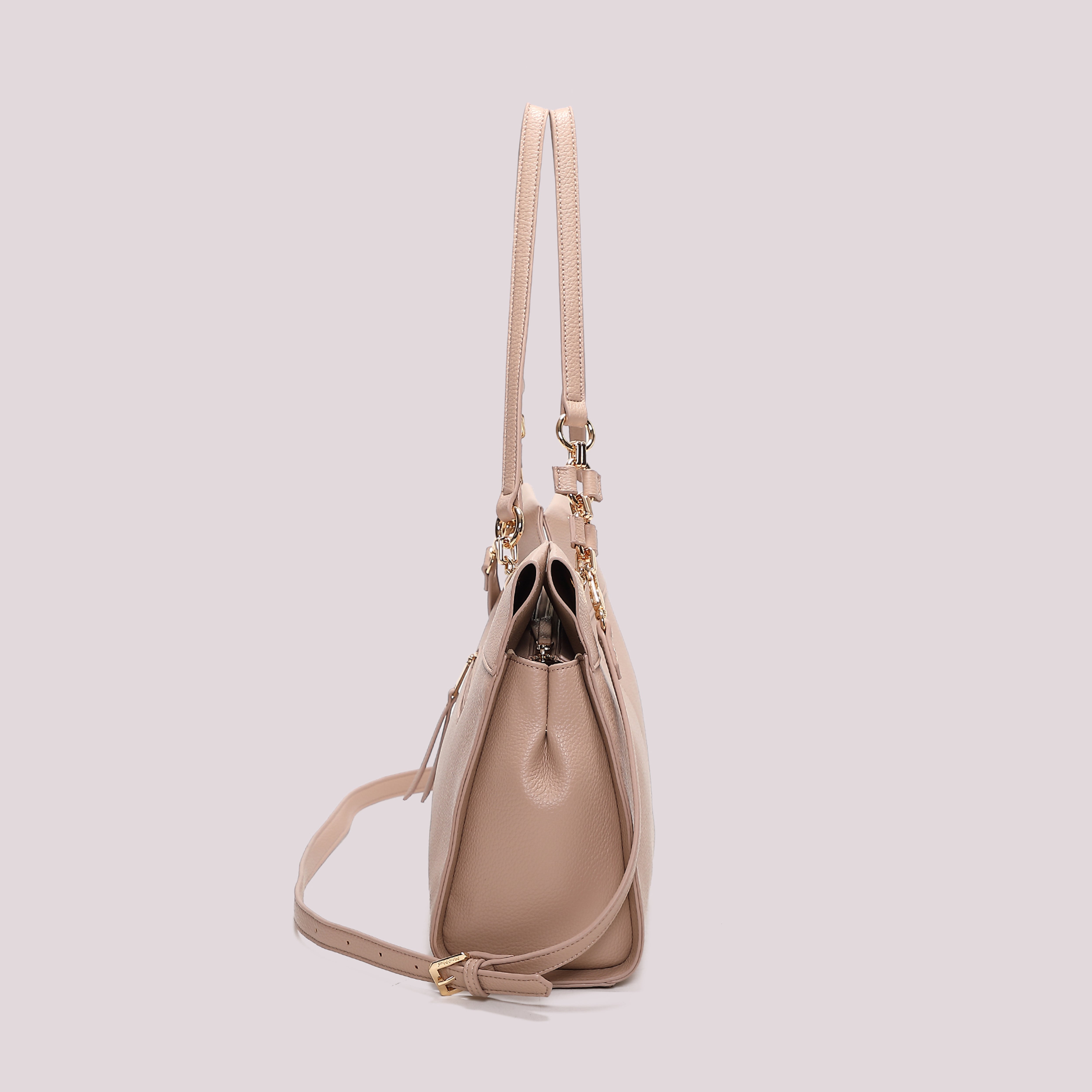 Mimi Mua Borsa Spalla Catena Manici Nero 38cm