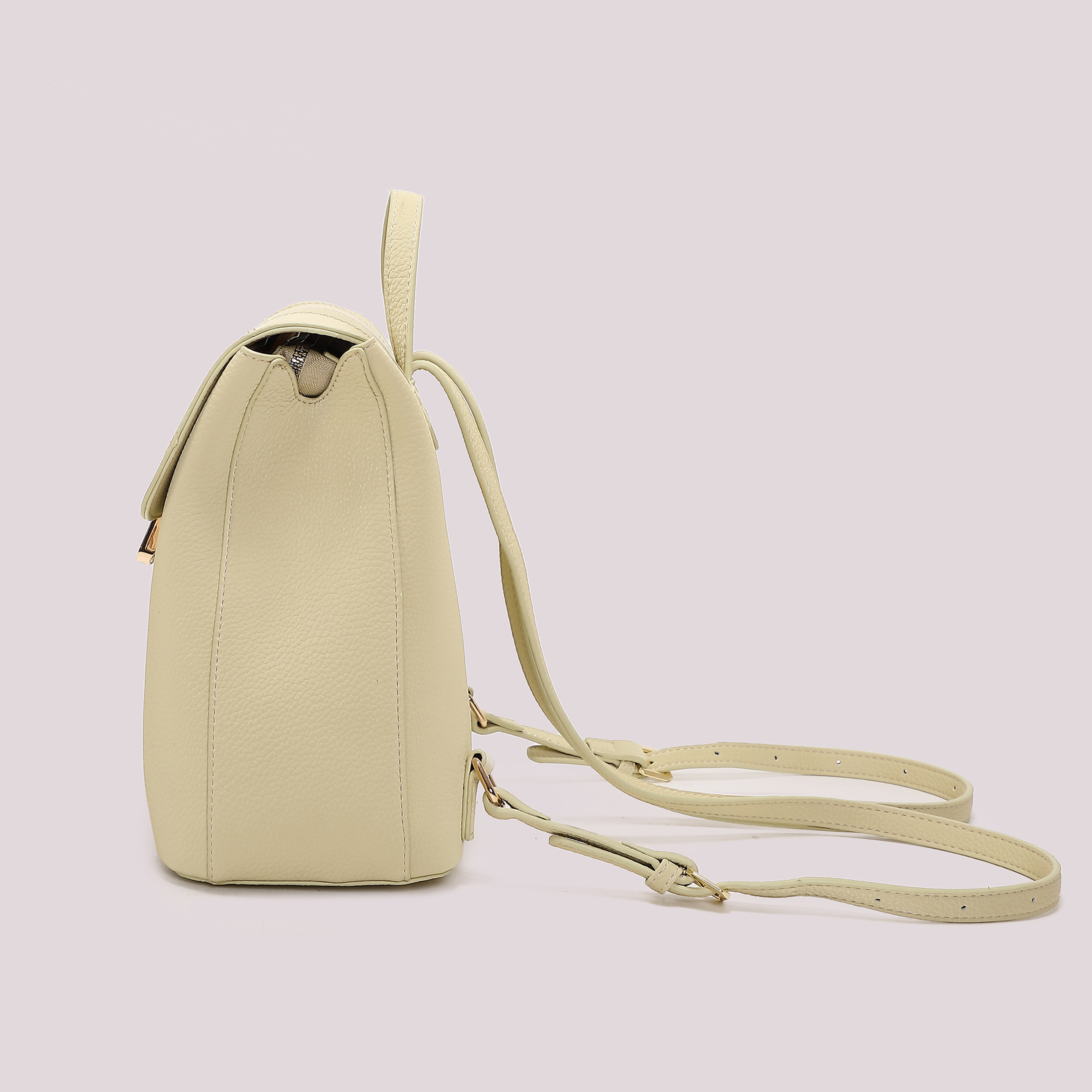 Mimi Mua Patta Patchwork zaino bianco ecopelle