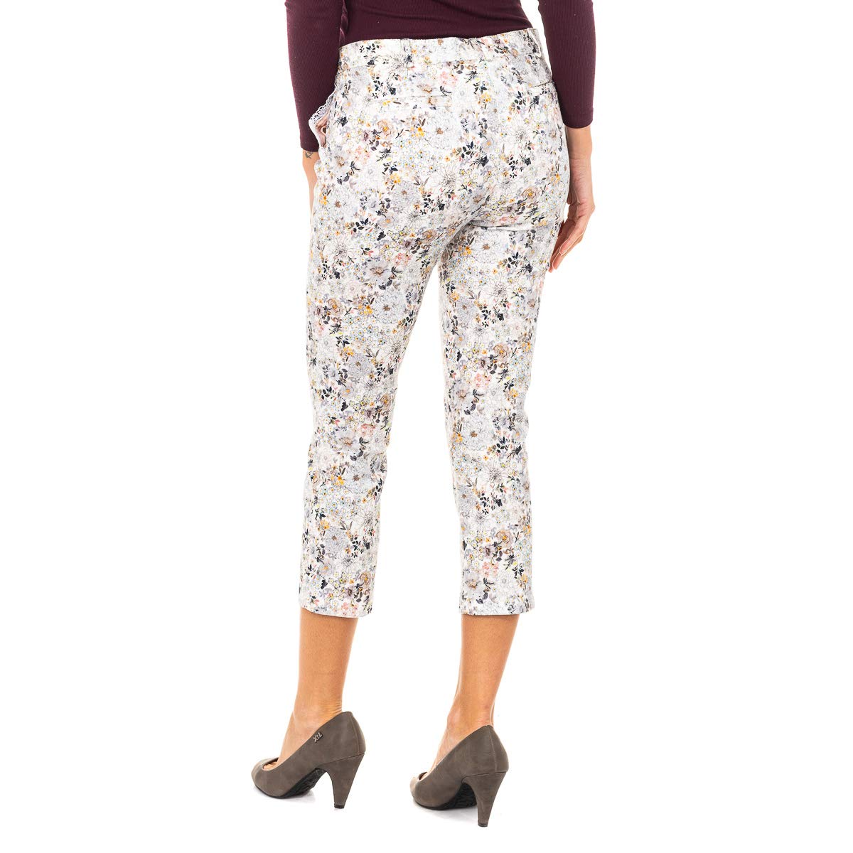 La Martina LWT011 pantaloni donna dritti con cintura