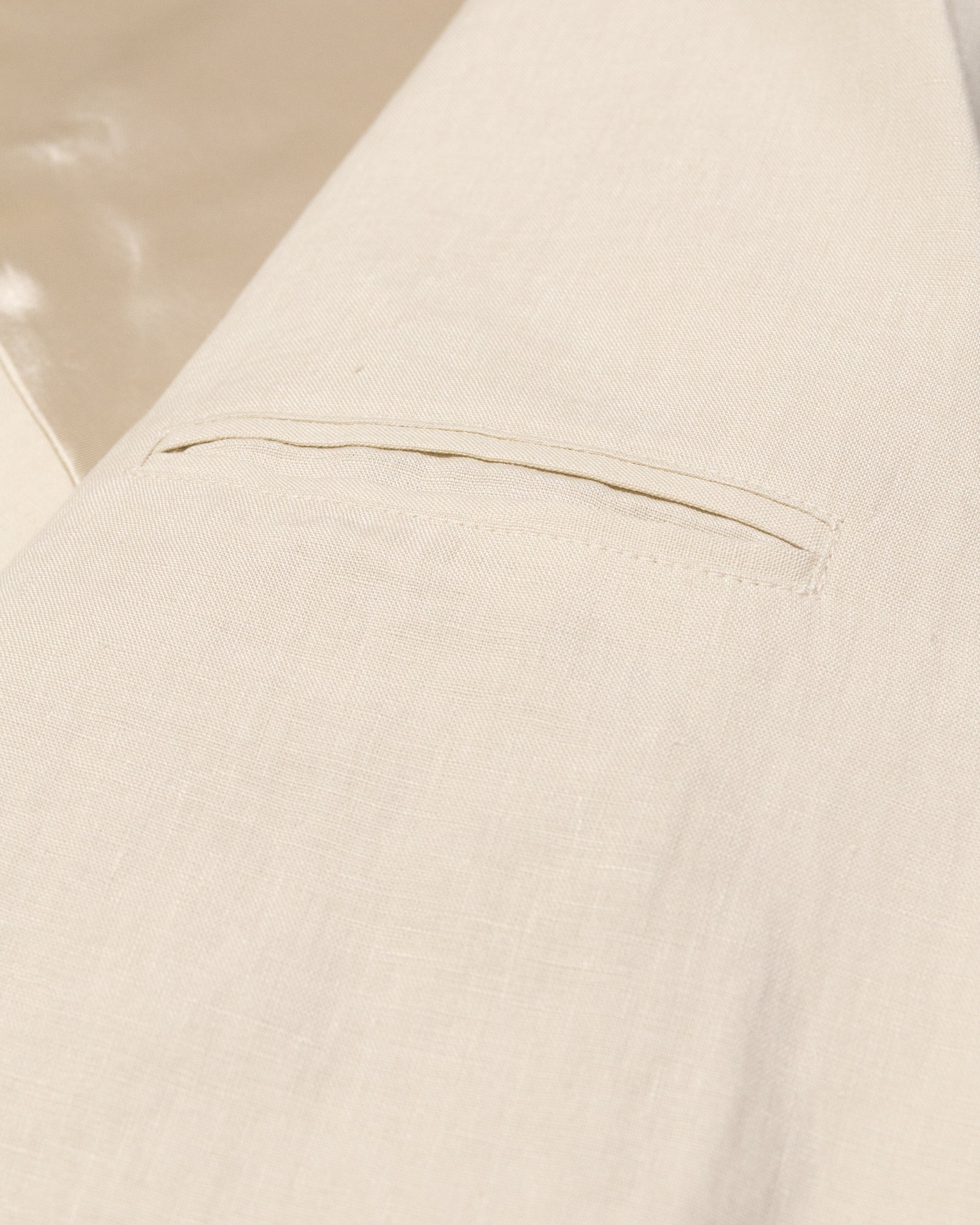 Altea Aston blazer in lino panna fodera regular