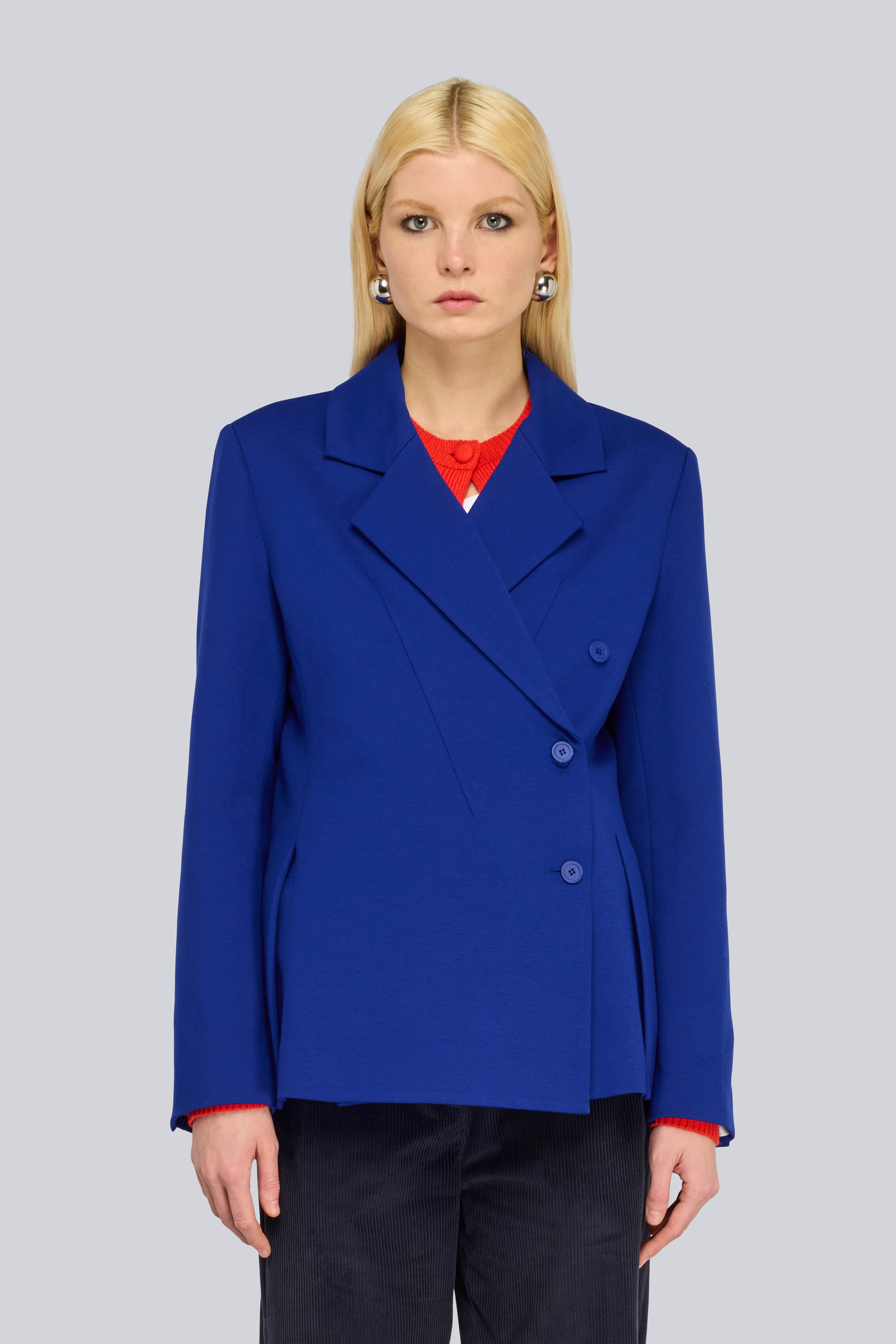 Semicouture Jorie giacca doppiopetto punto milano cina regular