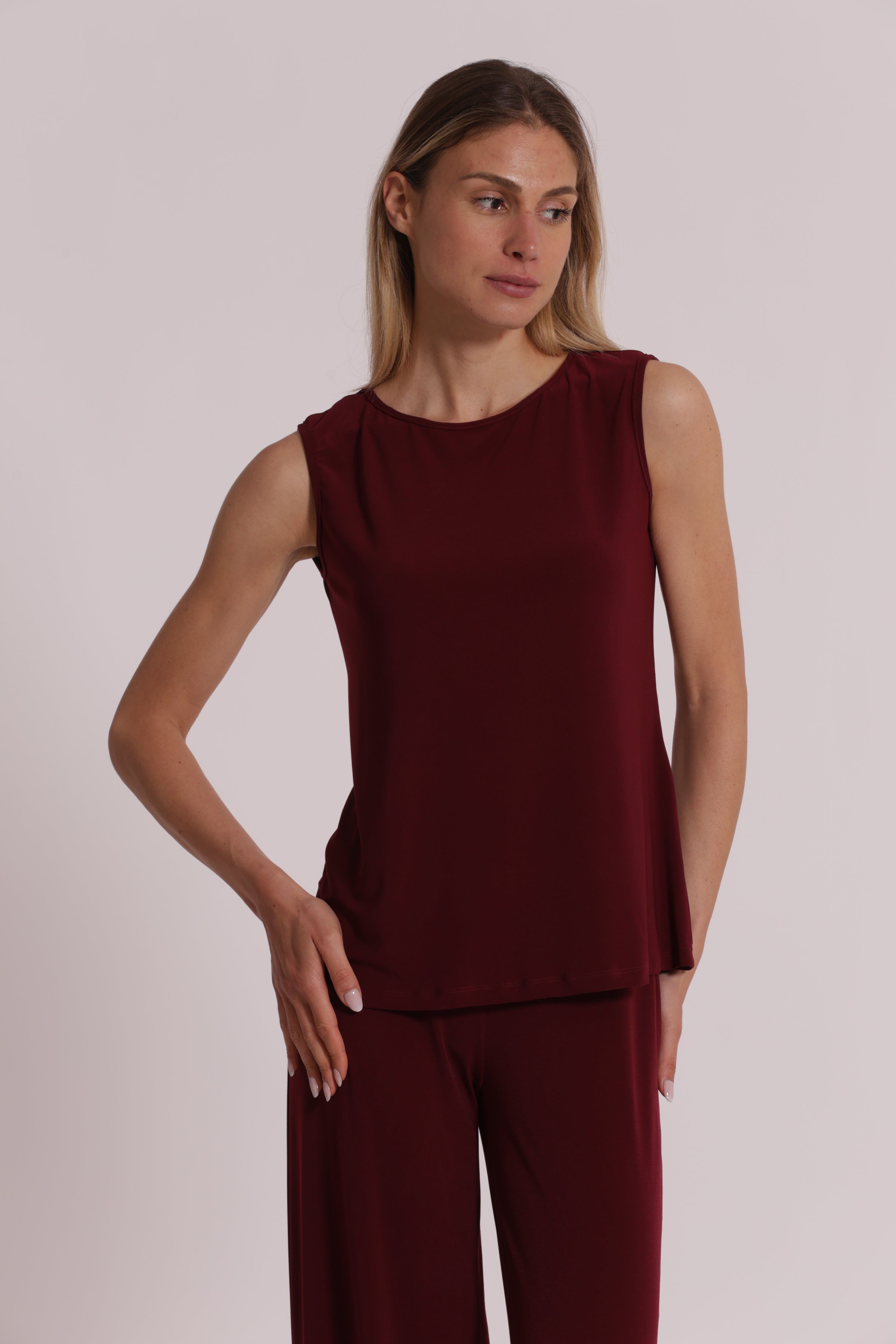 Mimi Mua Top ITY Blusa Nero Taglia S