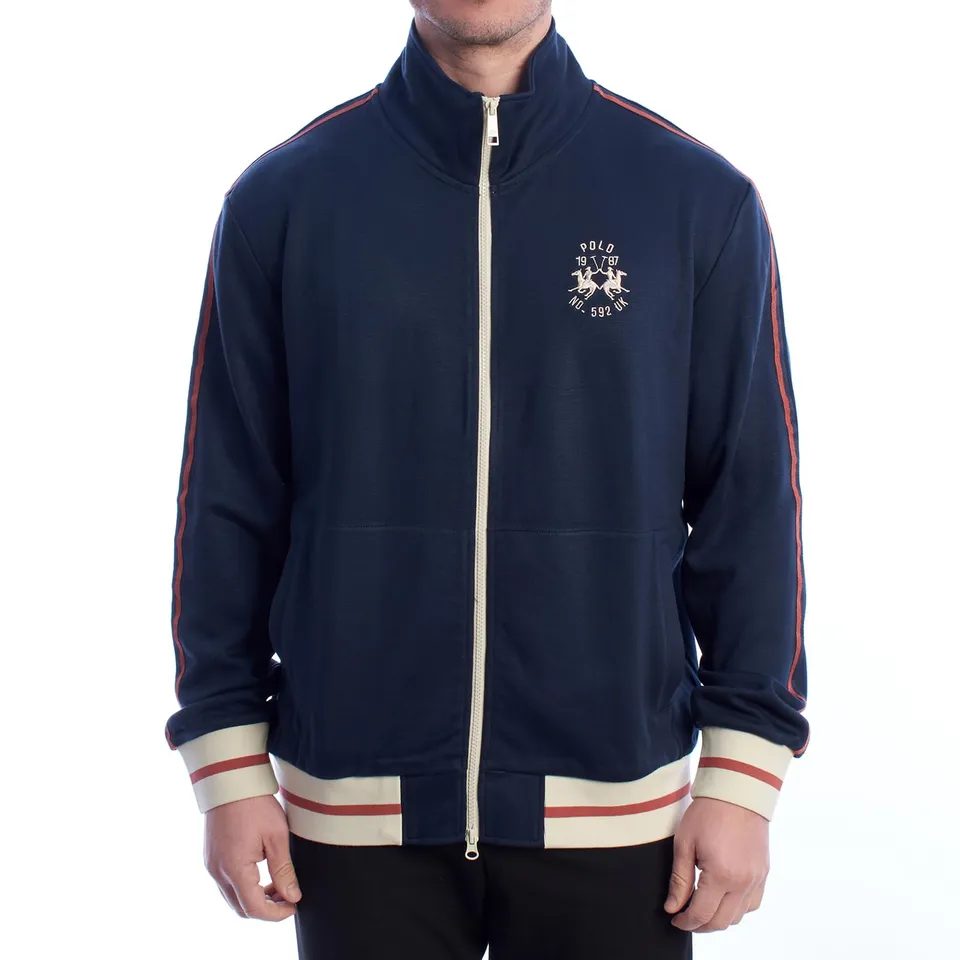 La Martina YMF006-FP556 felpa uomo fullzip