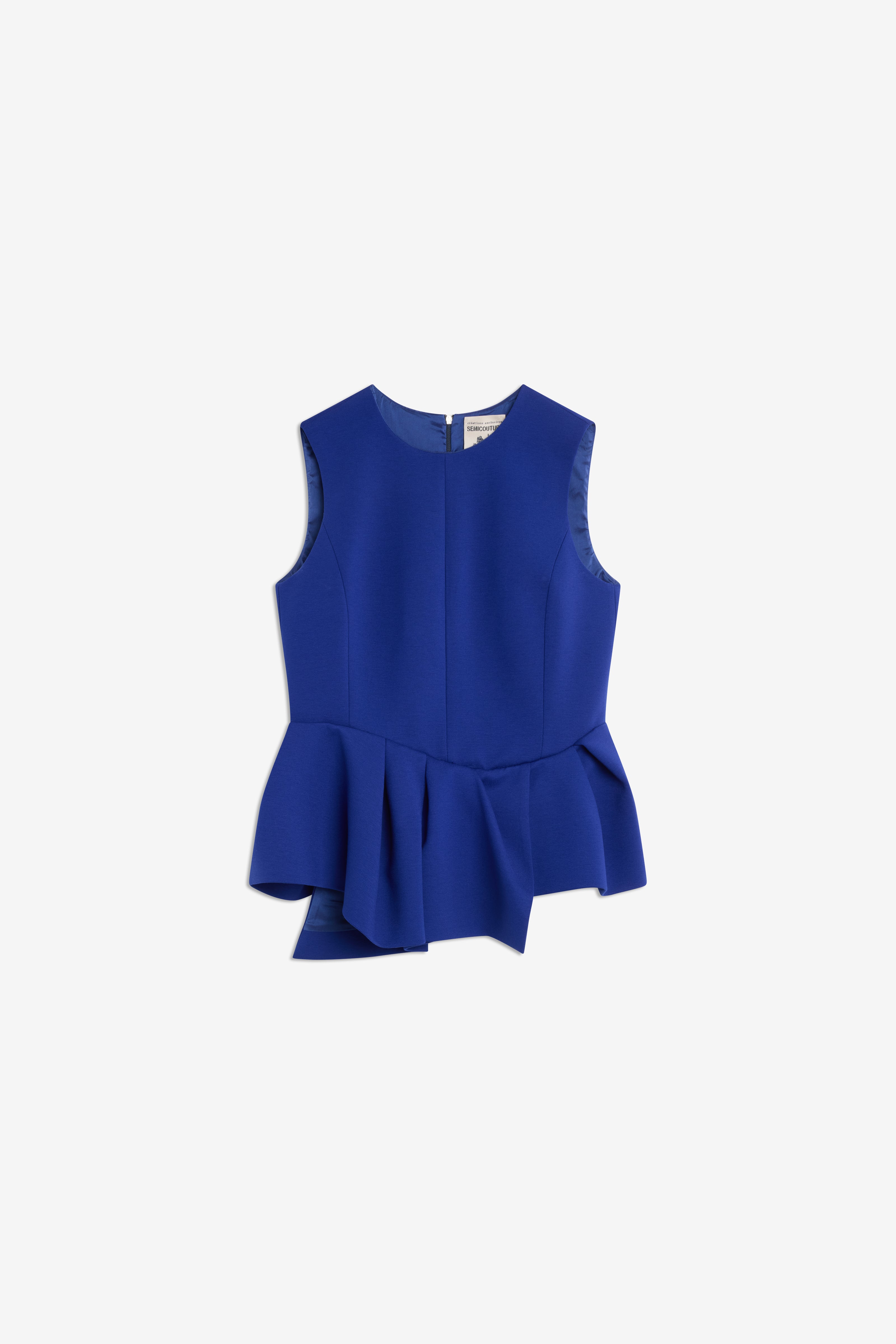 Semicouture Tacey Top Punto Milano con Balza
