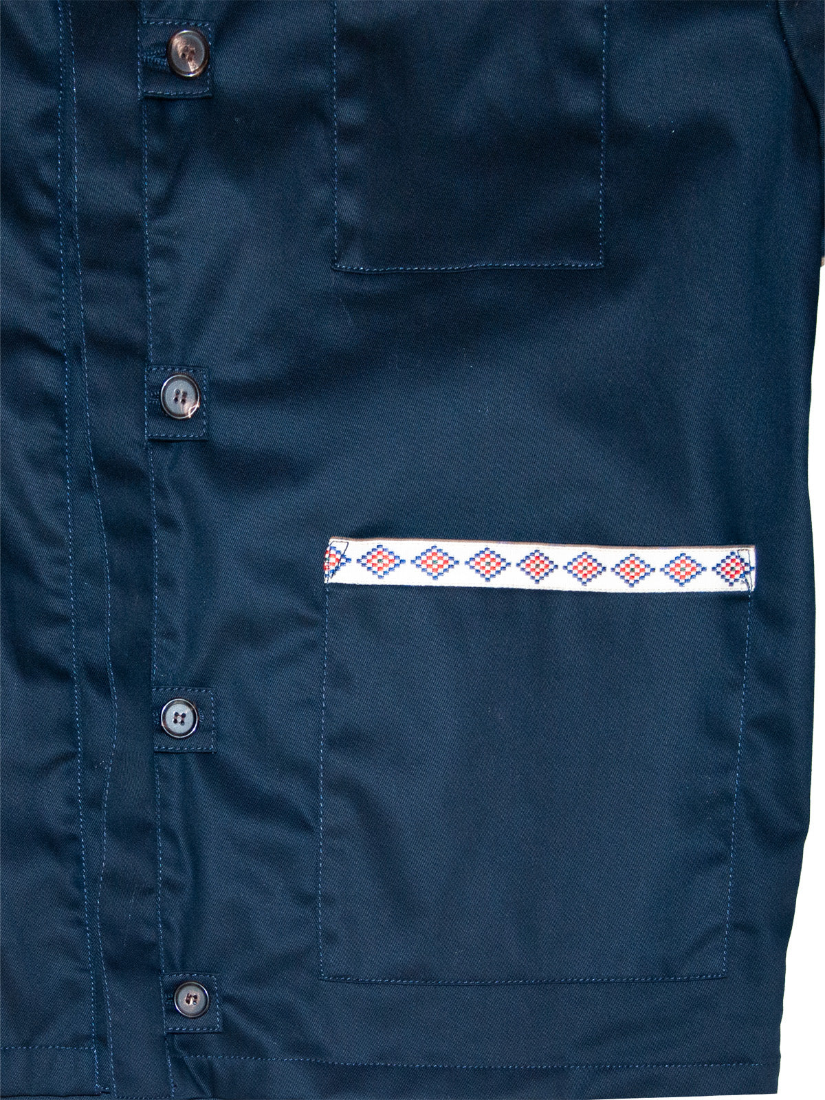 Giglio Tigrato Tiberina giacca cotone blu navy