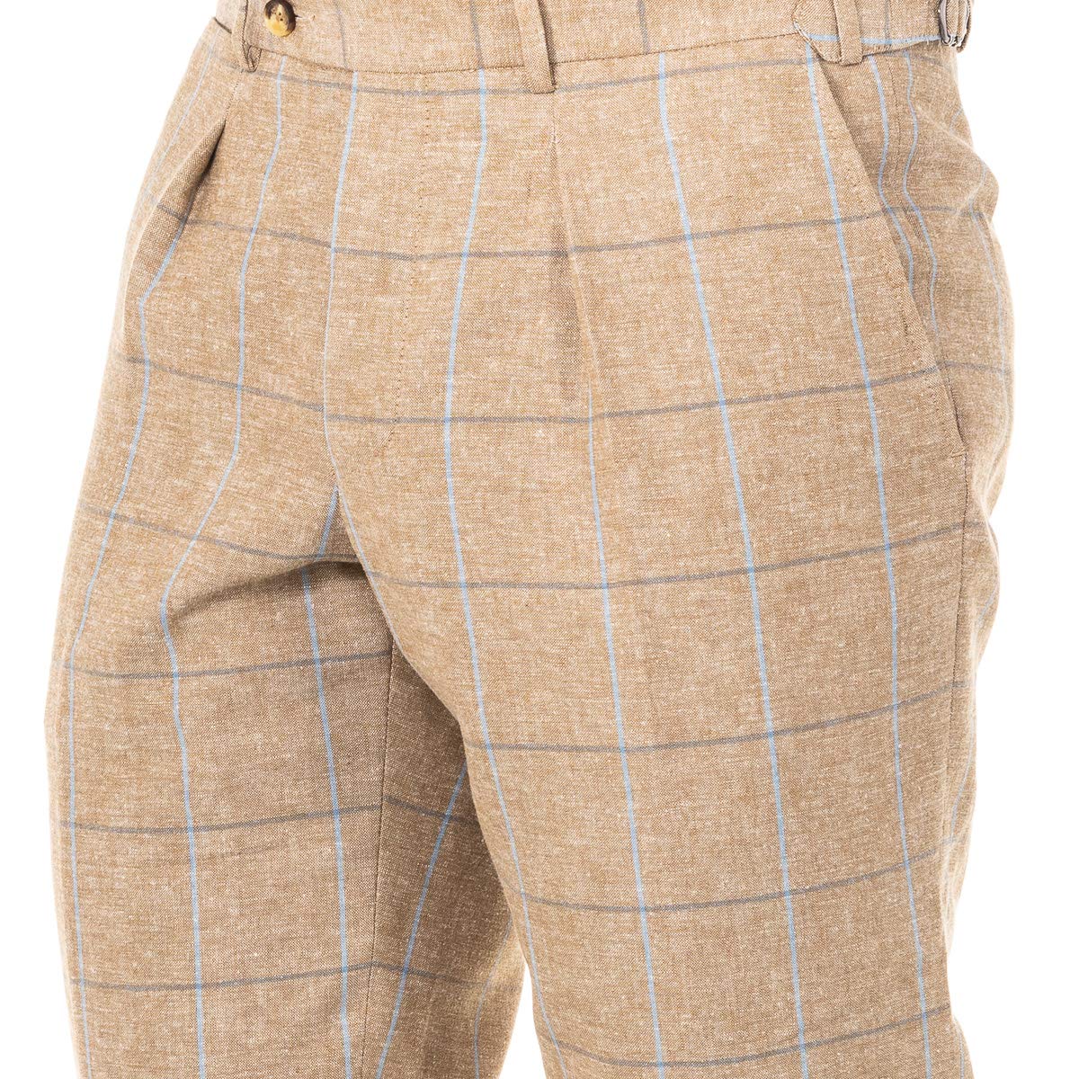 La Martina JMTJ01 pantaloni uomo a quadri taglia 36