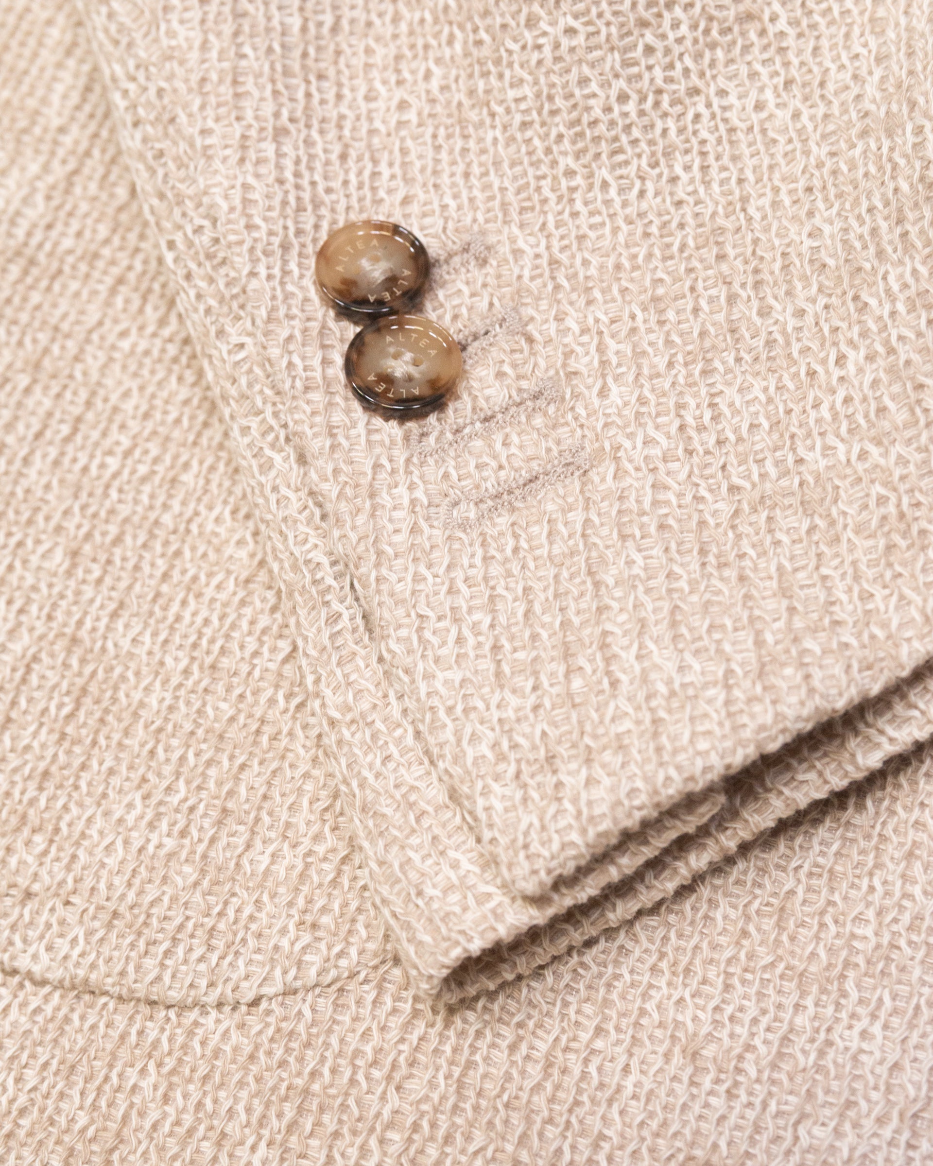 Altea Aston blazer jacquard beige semi-foderato