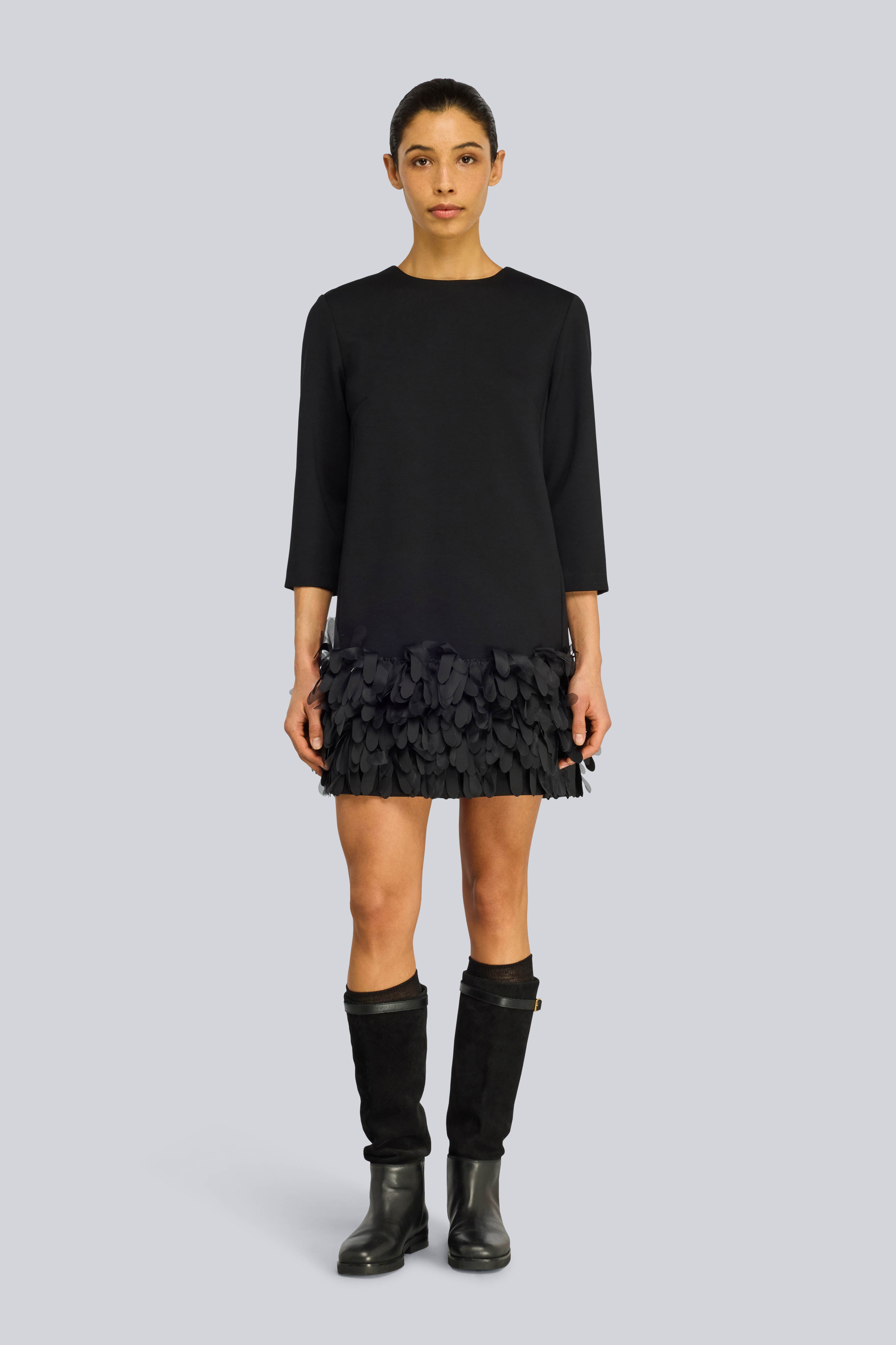Semicouture Sylvia S6WL35 abito nero punto Milano