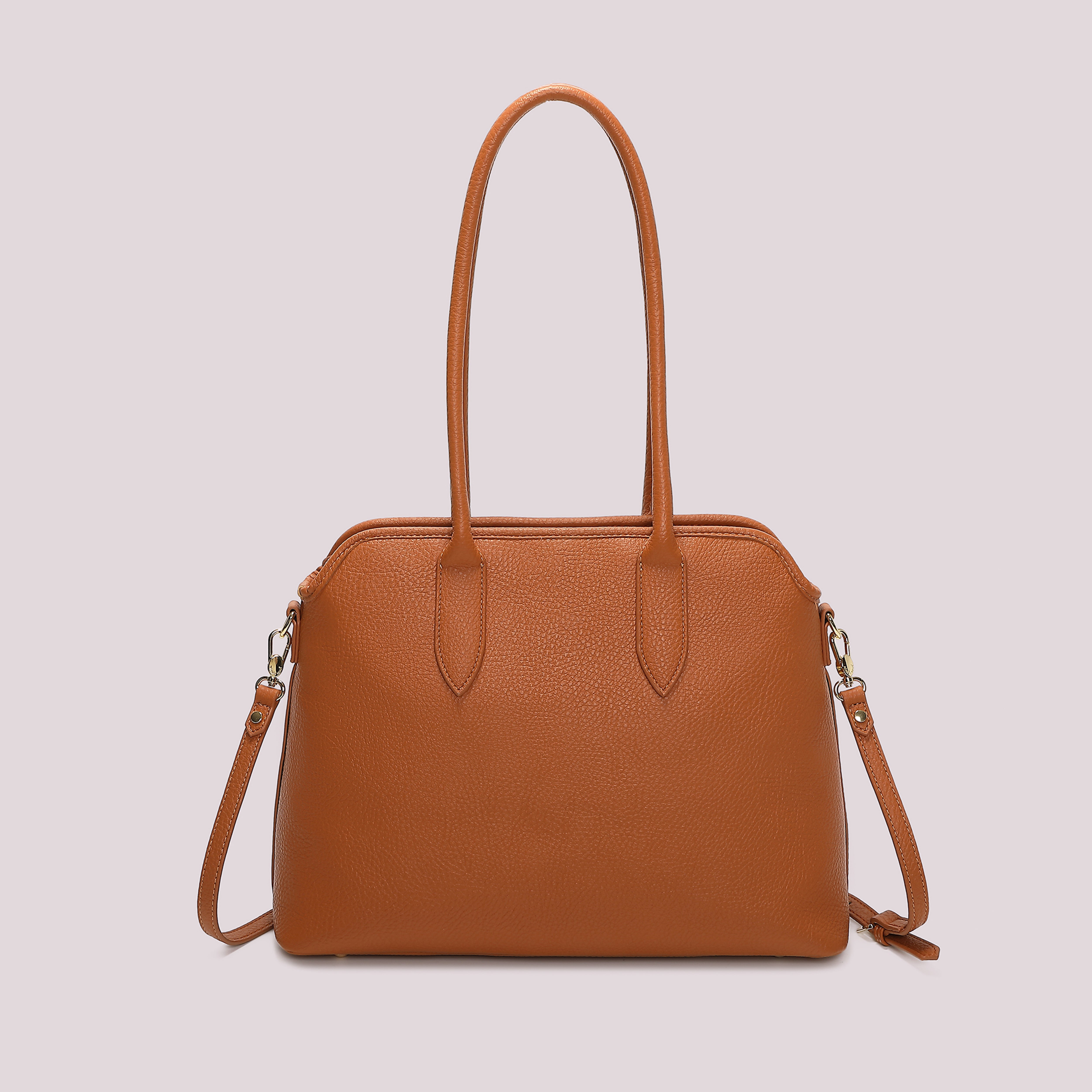 Mimi Mua Lettere Mimi-Mua borsa a spalla grande ecopelle