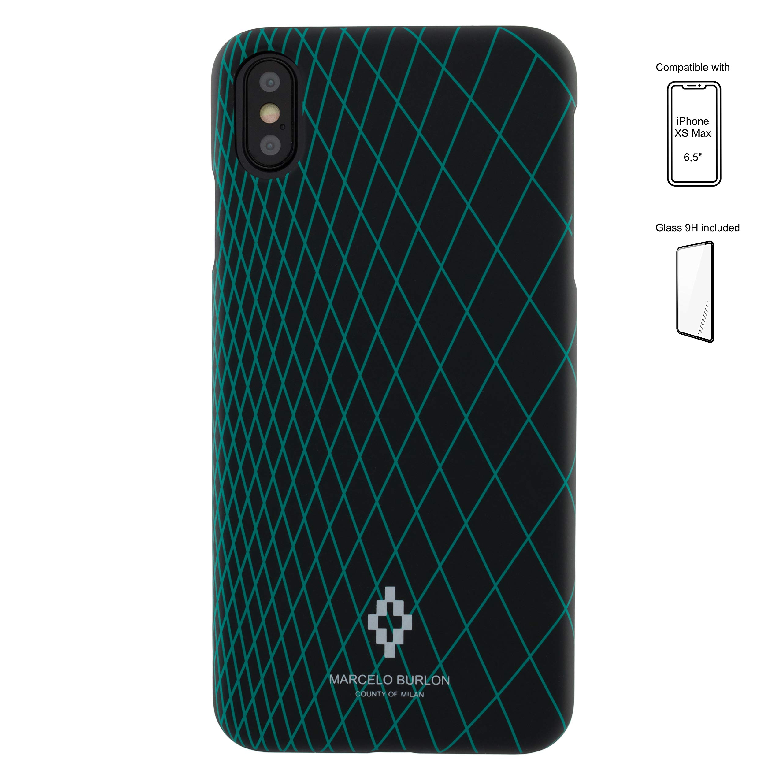 Marcelo Burlon County of Milan cover iPhone XS Max vetro