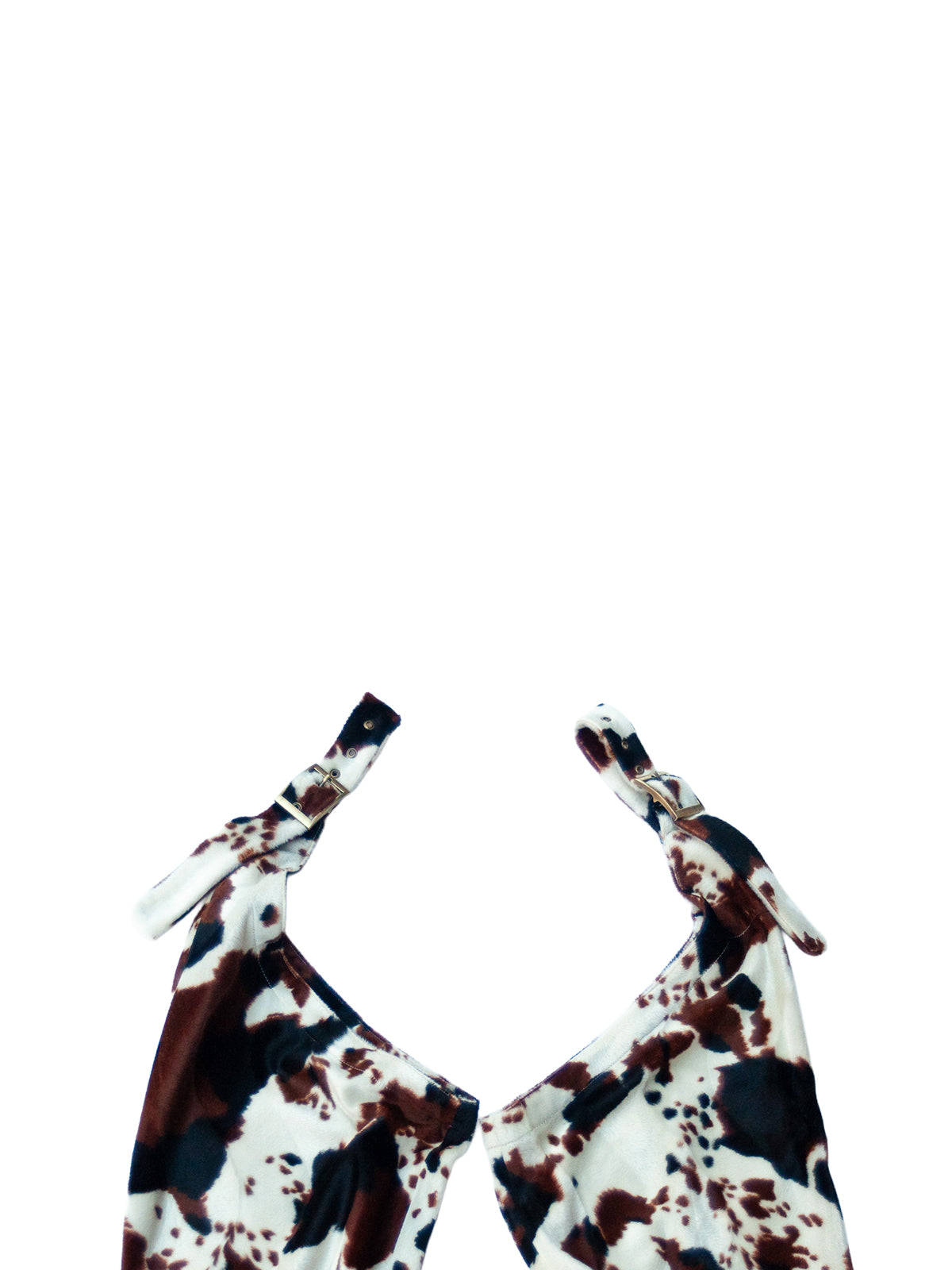 GiglioTigrato Dallas chaps mucca ecopelliccia one size
