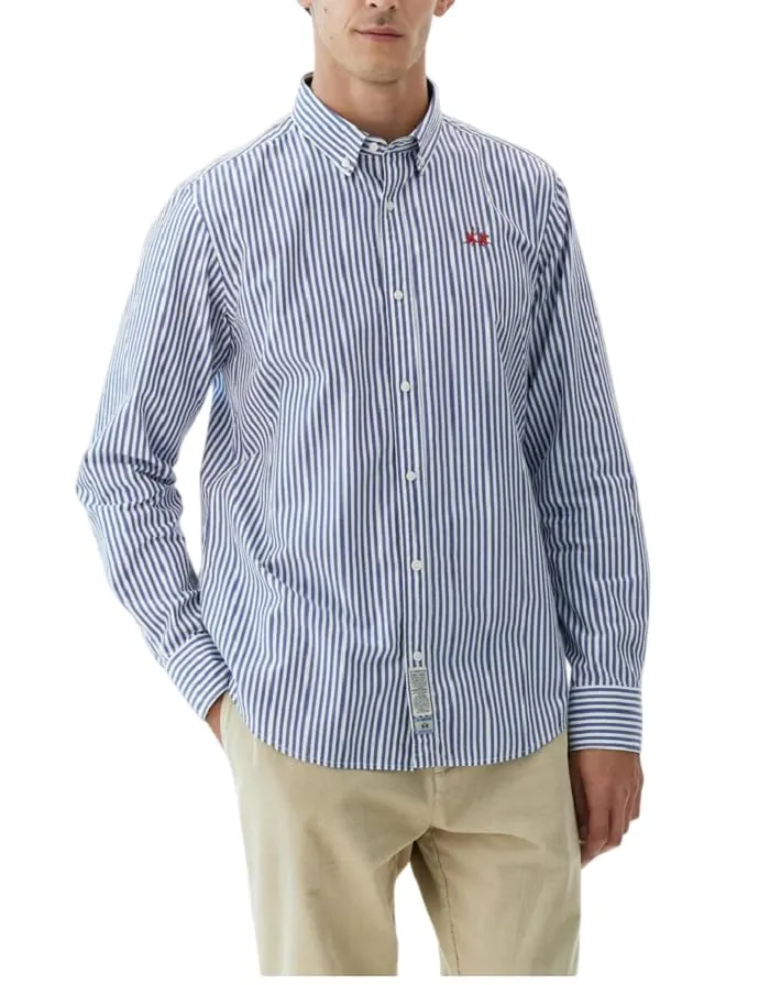 La Martina MCC008 PP746 camicia uomo cotone