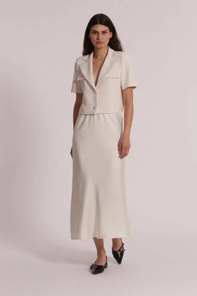 Mimi Mua Gonna Midi Elastico Vita Nero