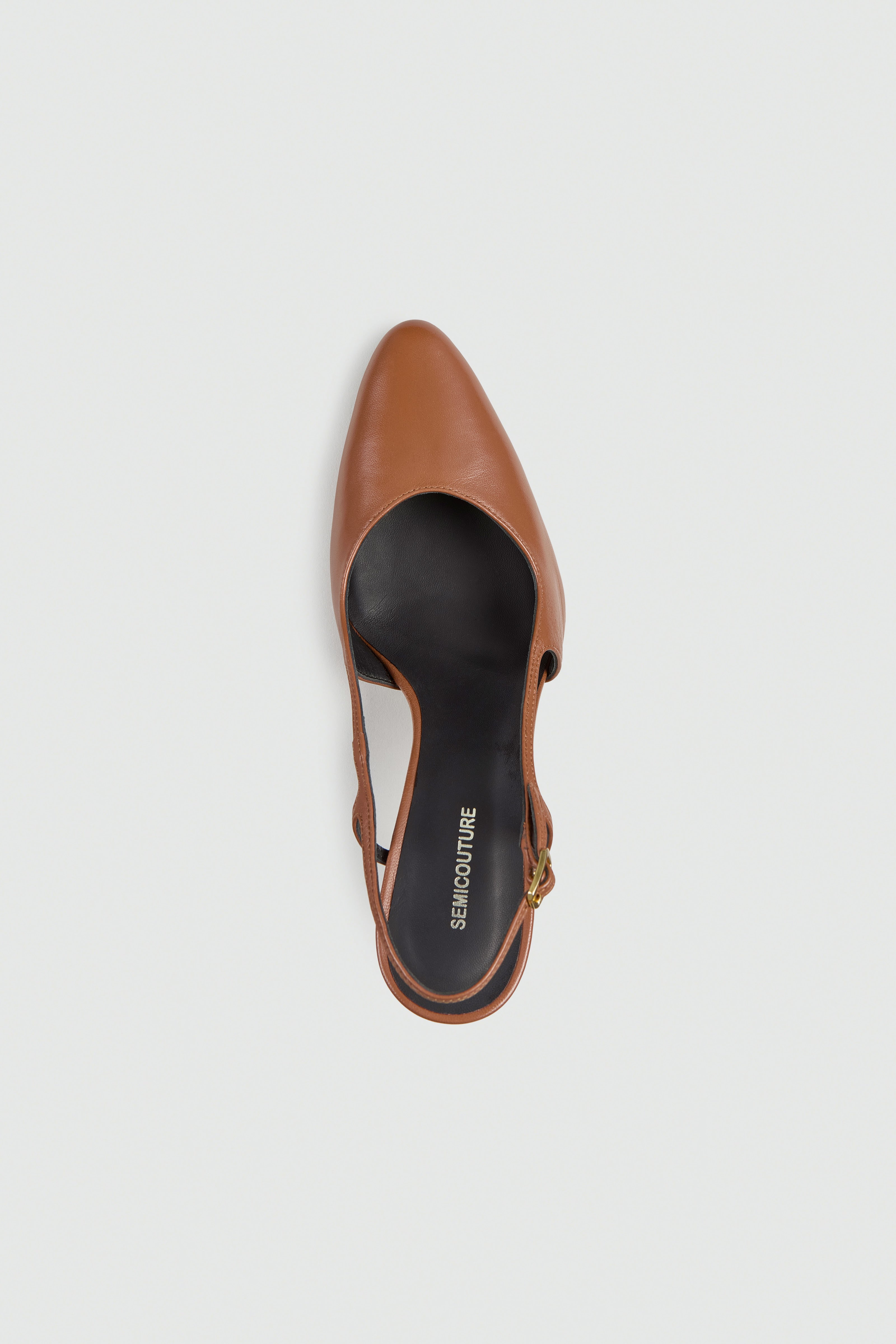 Semicouture Madge sandalo pelle caramello