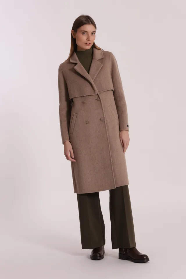 Mimi Mua Barone tto cappotto nero mezza lana