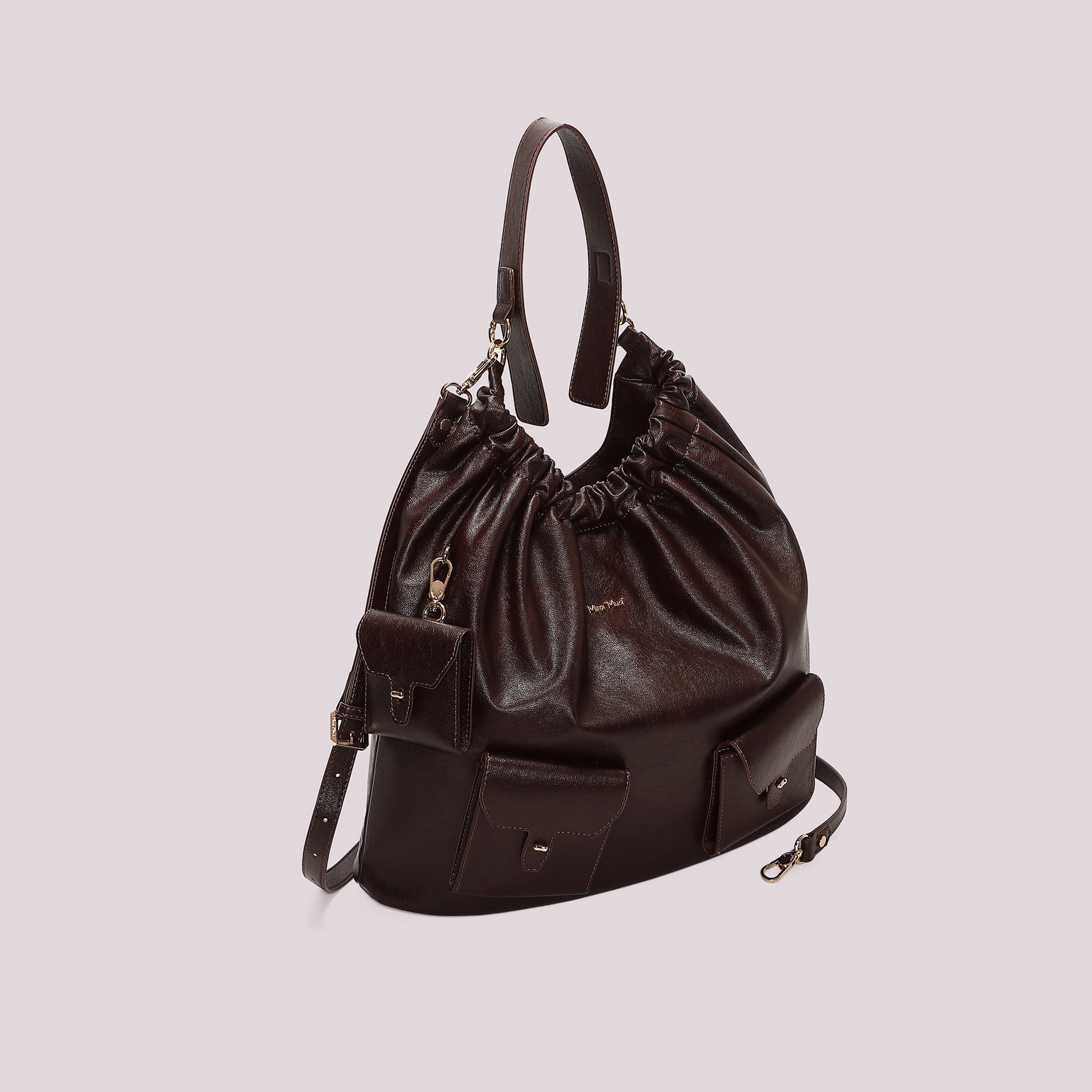 Mimi Mua borsa a spalla con tasche nero