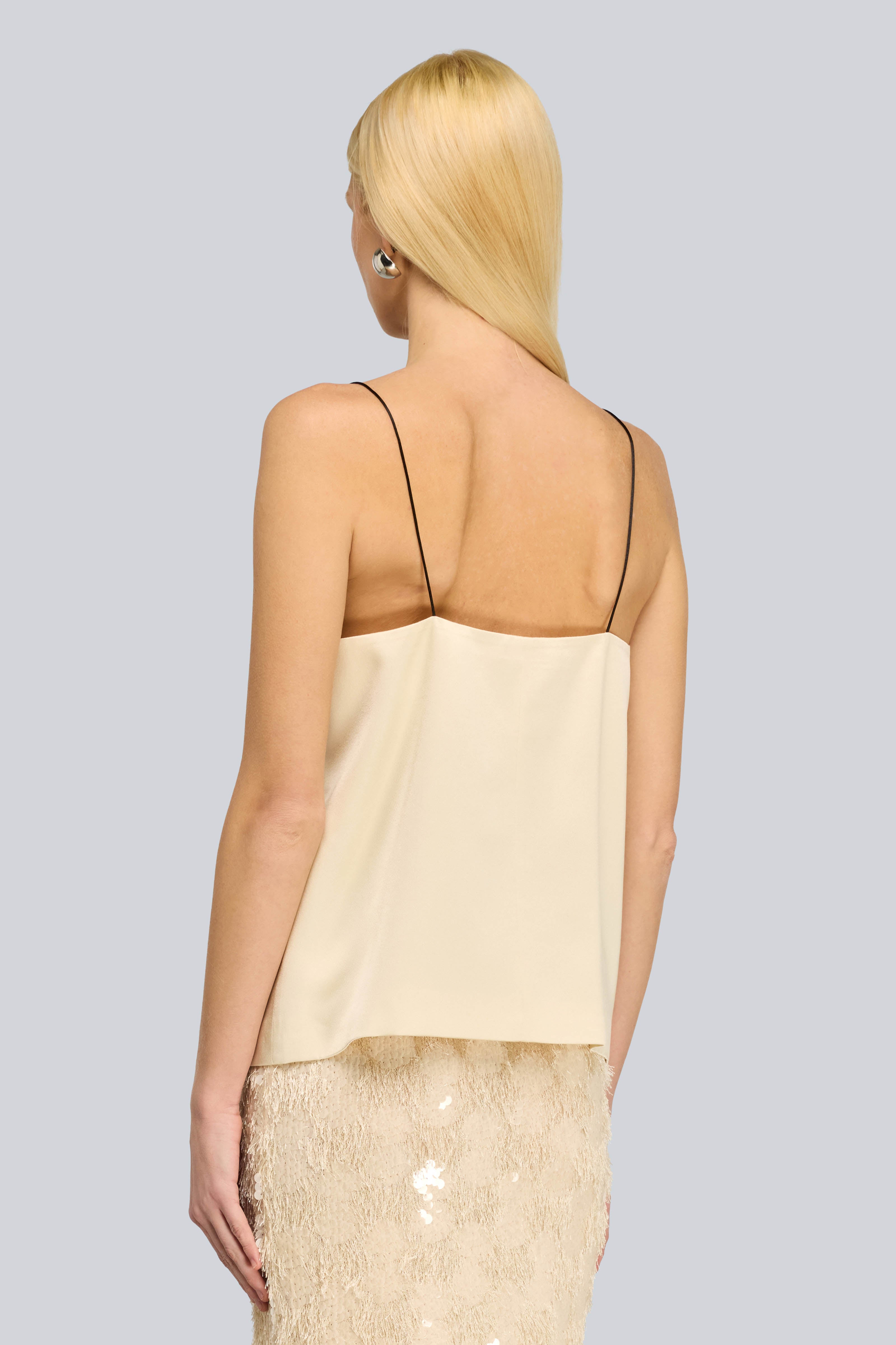 Semicouture Francine top satin burro