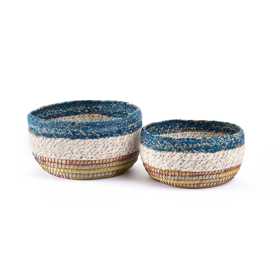 On Earth Cooperative Collection Layers cesto blu juta dia 28+31 cm