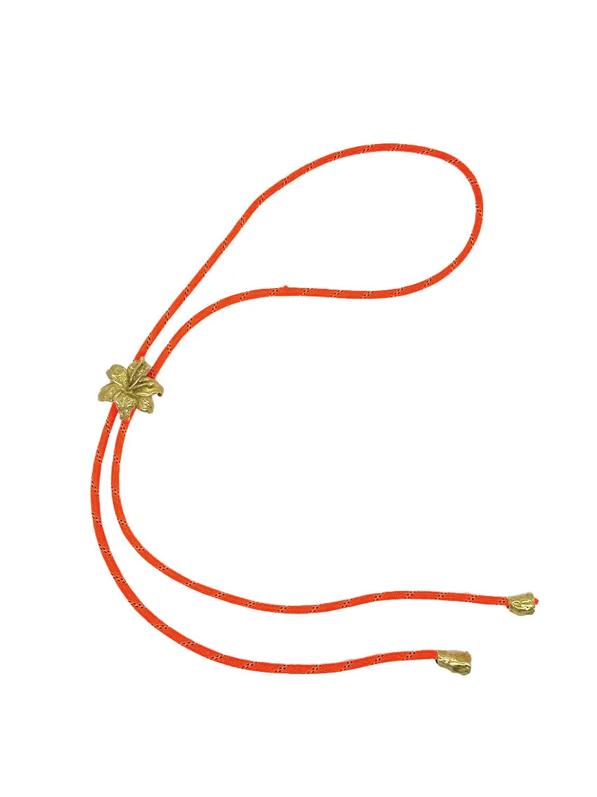 GiglioTigrato Bolo Tie gioiello arancione bronzo