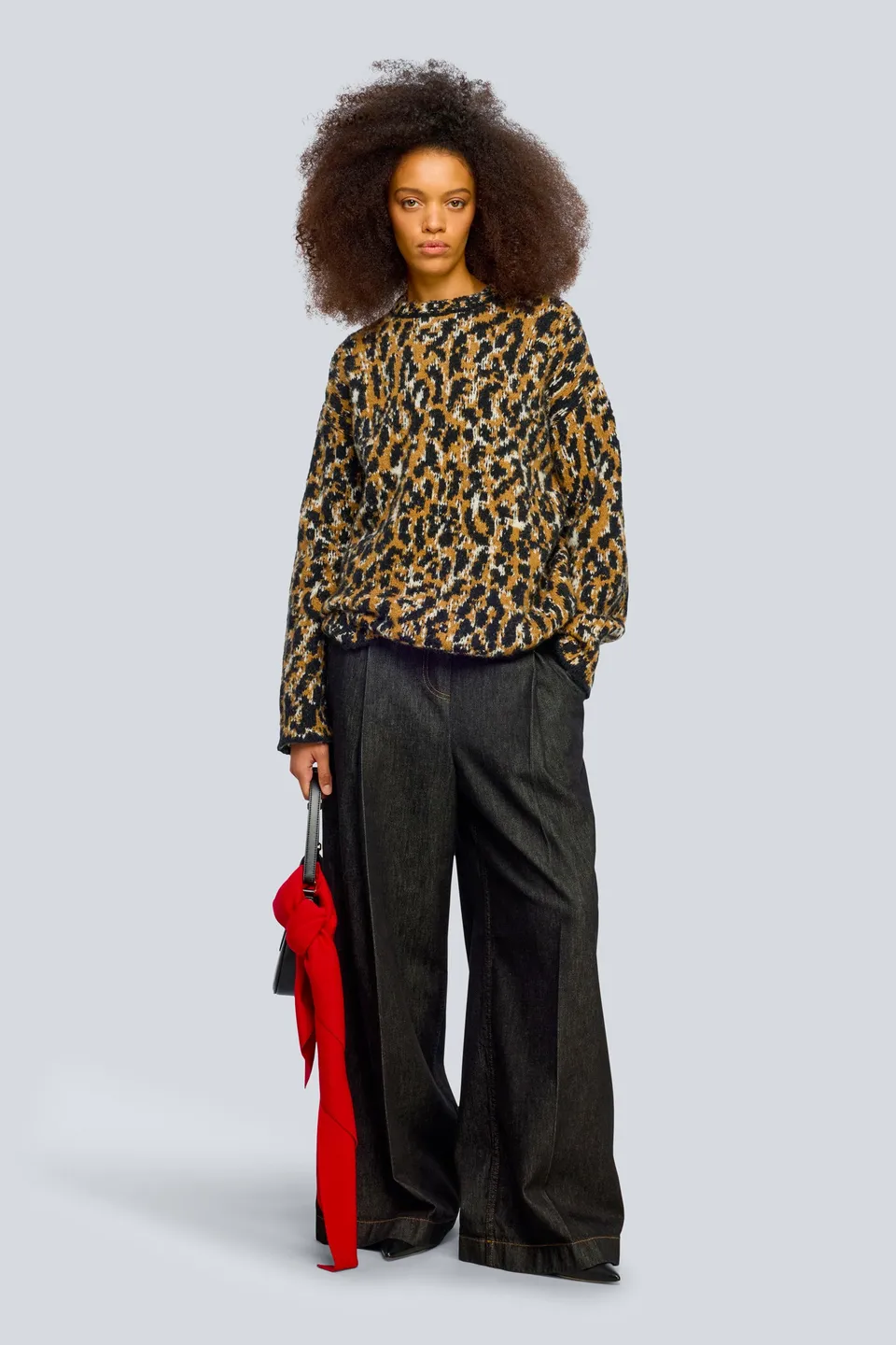Semicouture Wendy maglia maculato jacquard