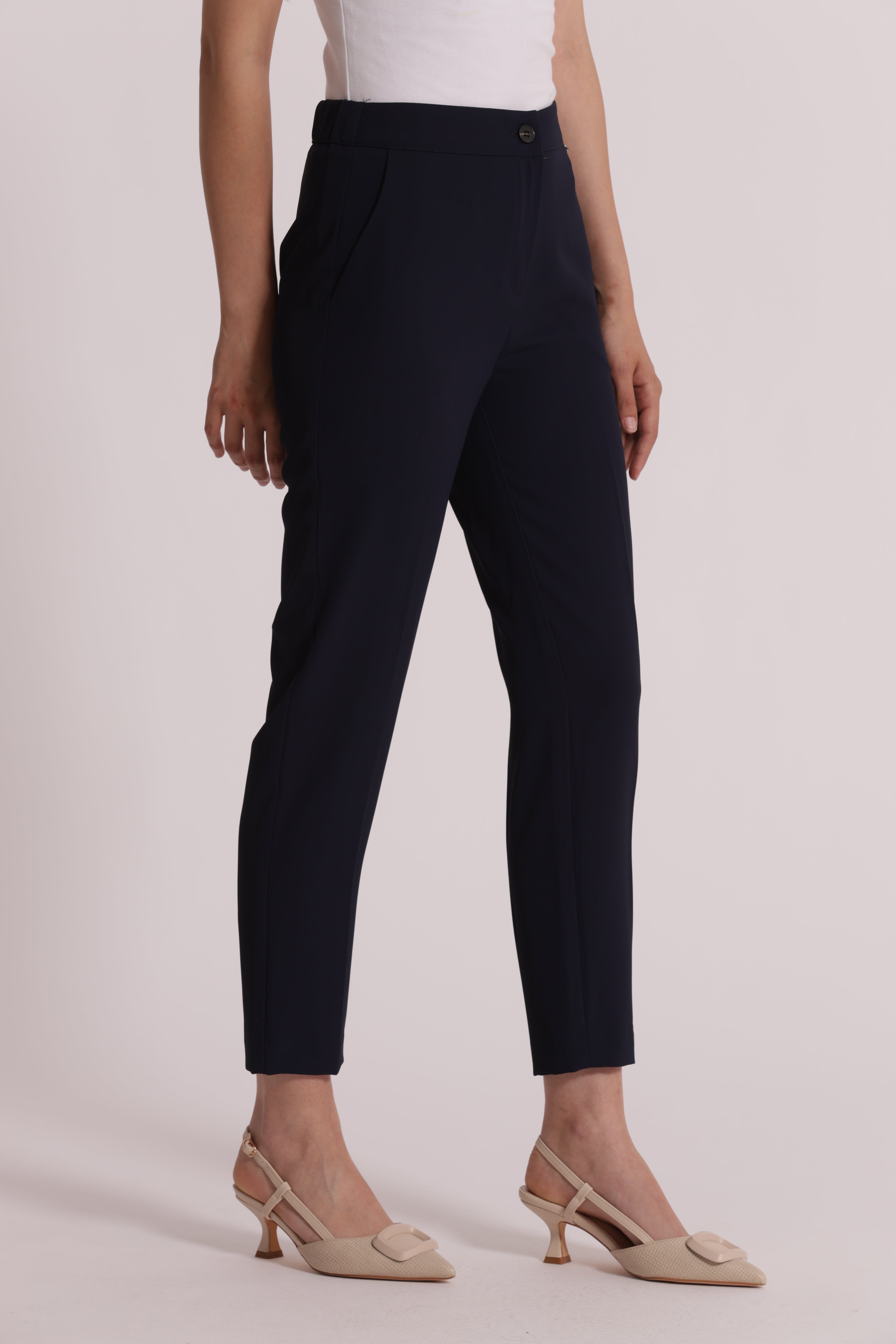 Mimi Mua Pantalone Elastico in Vita pantaloni elasticizzato
