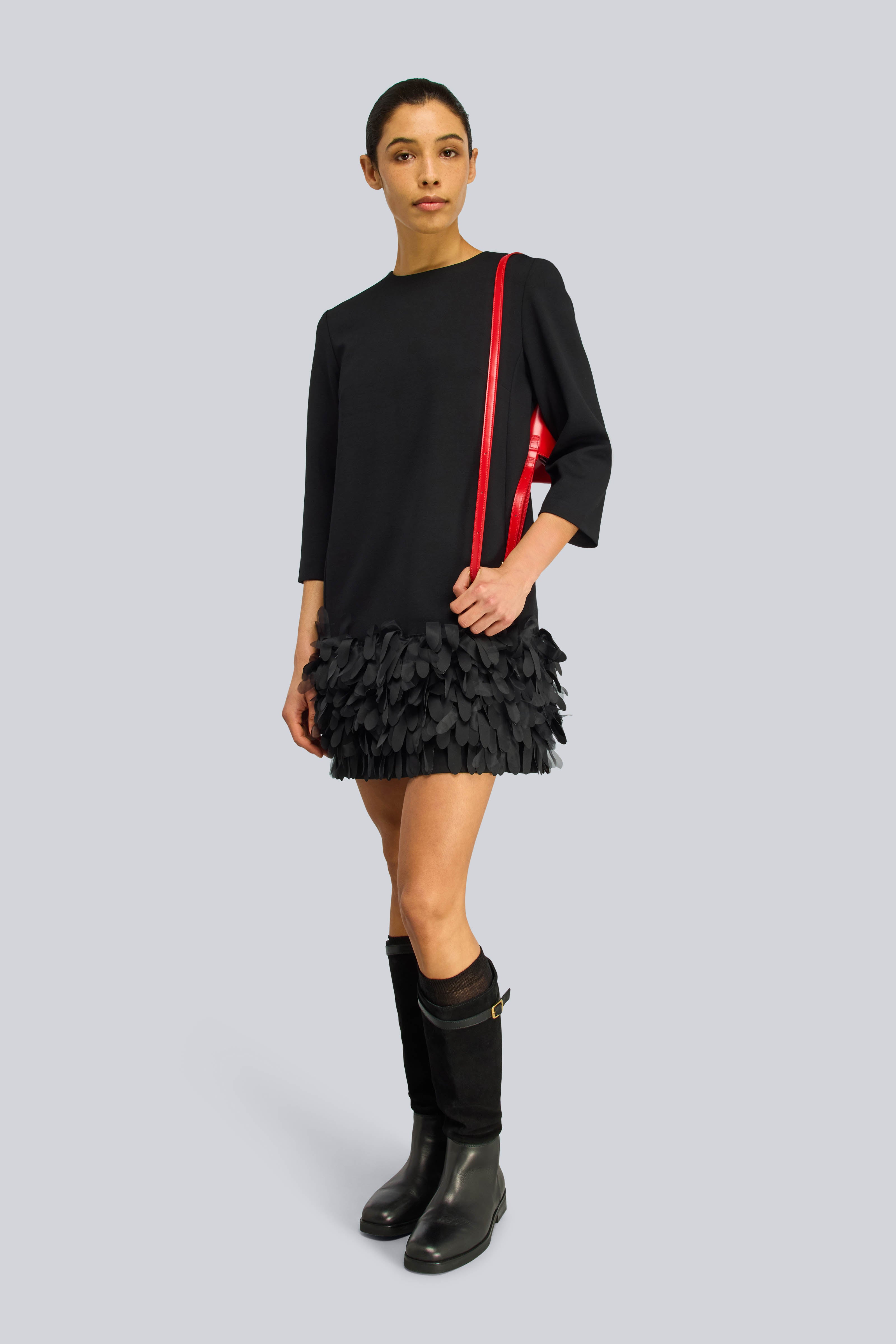 Semicouture Sylvia S6WL35 abito nero punto Milano