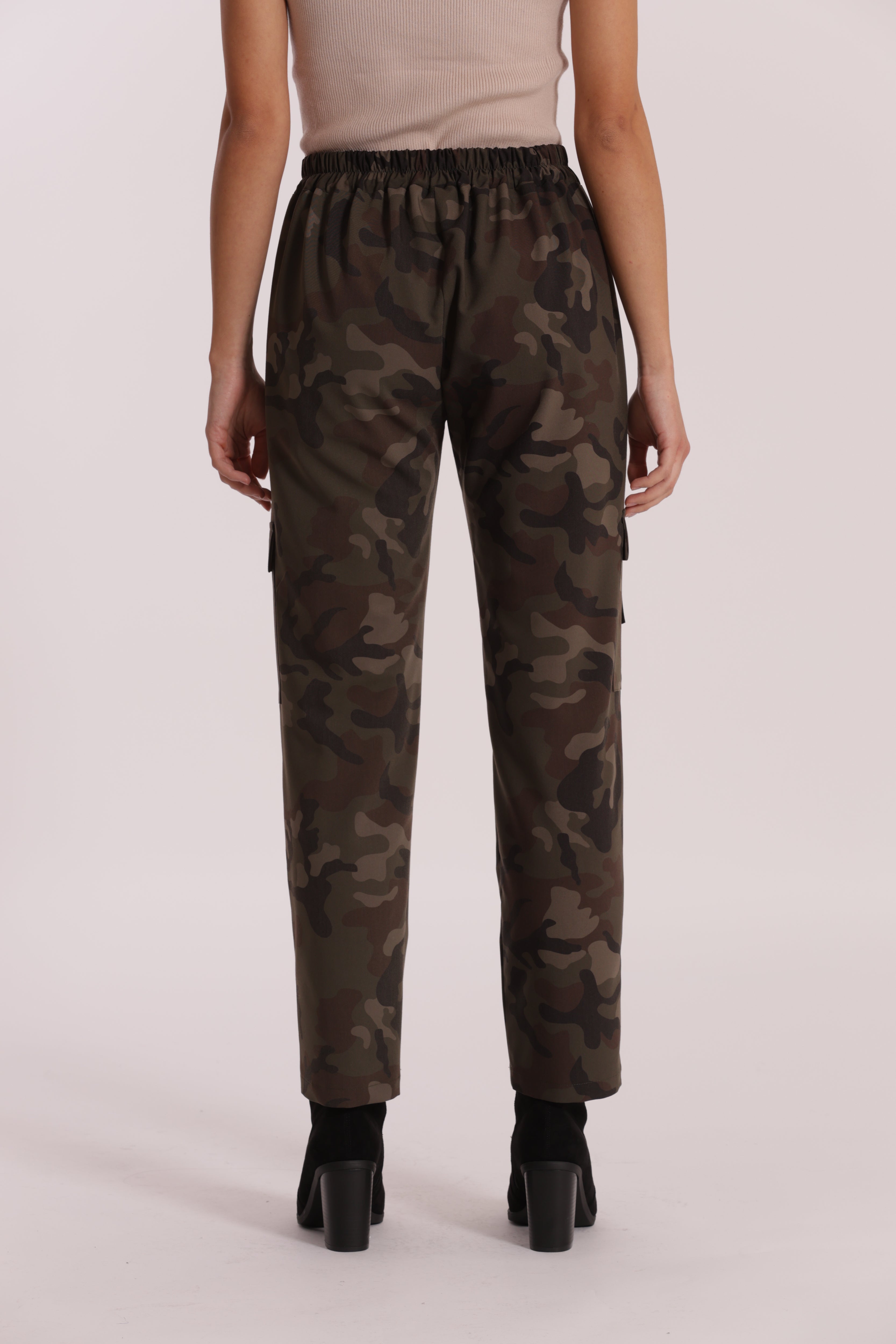 Mimi Mua Camouflage pantalone verde militare