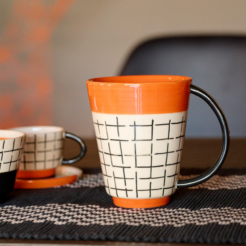 On Earth Cooperative Collection Net Clay mug ceramica multicolore 11 cm