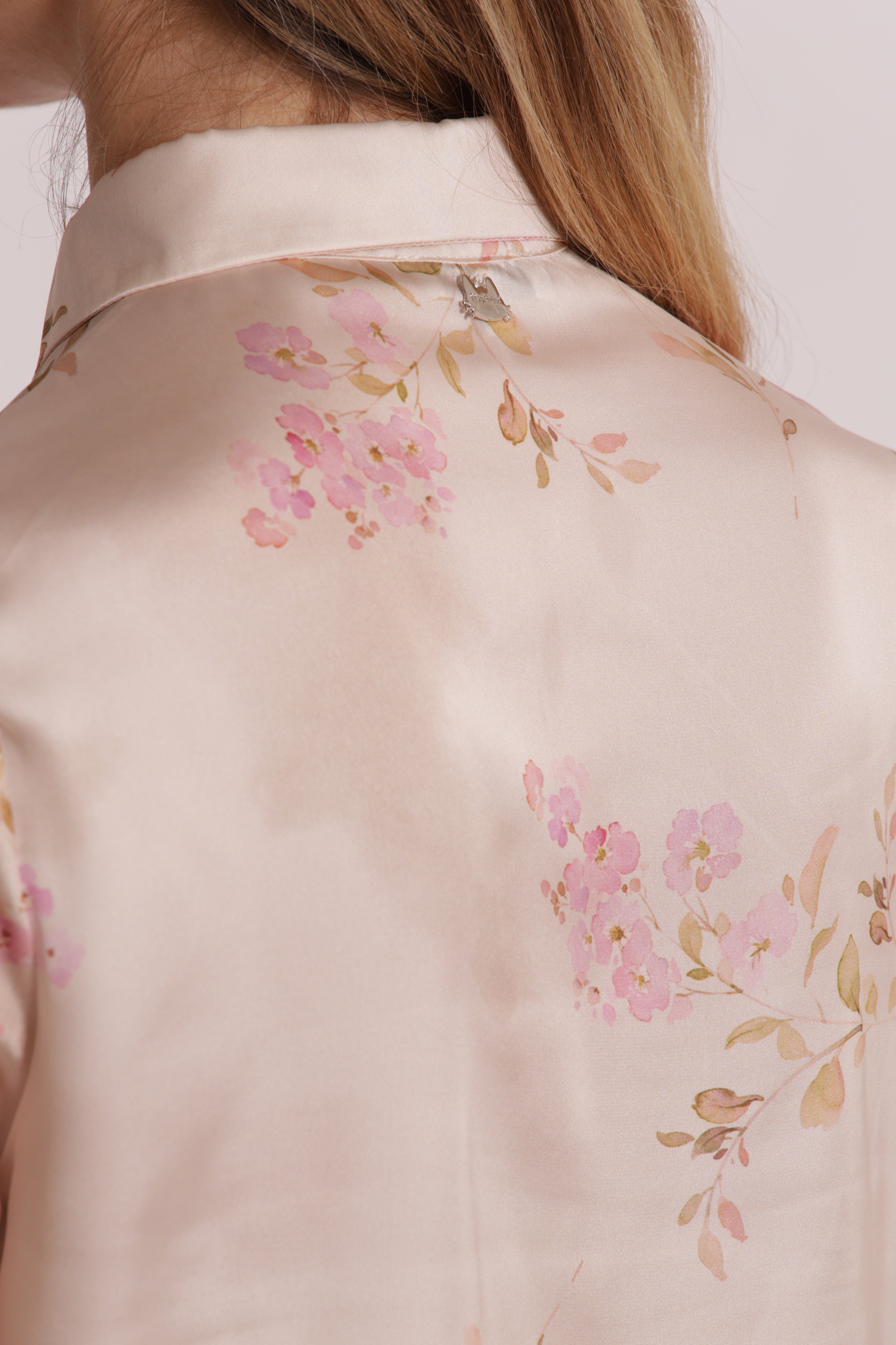 Mimi Mua Dolce Fiore camicia fantasia rosa poliestere