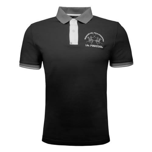La Martina Polo uomo cotone blu XL stretch