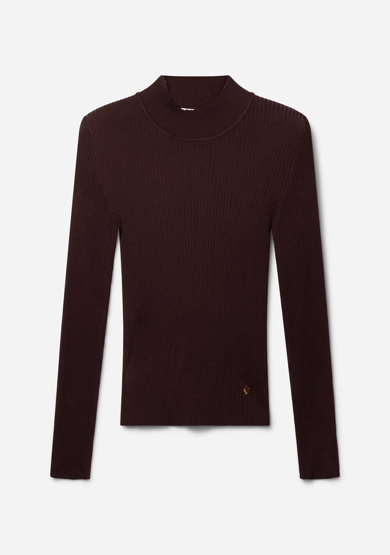 Aaiko Jaro top bordeaux collo alto
