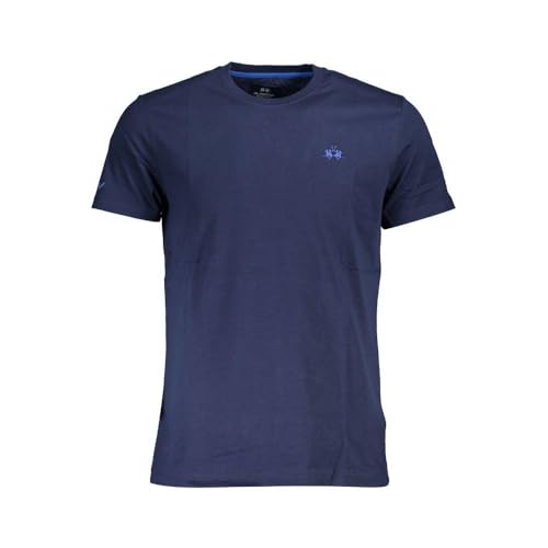 La Martina T-Shirt Uomo Cotone Rosa Girocollo Regular