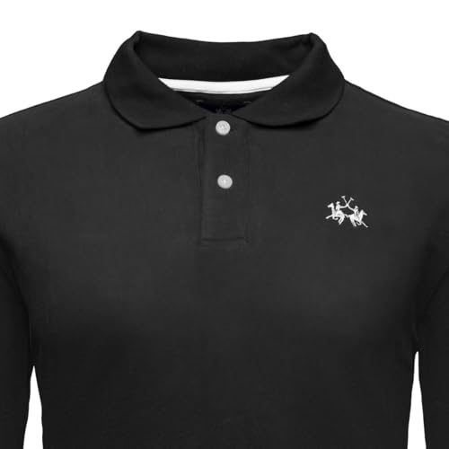 La Martina XMP004 Heavy Jersey Polo manica lunga