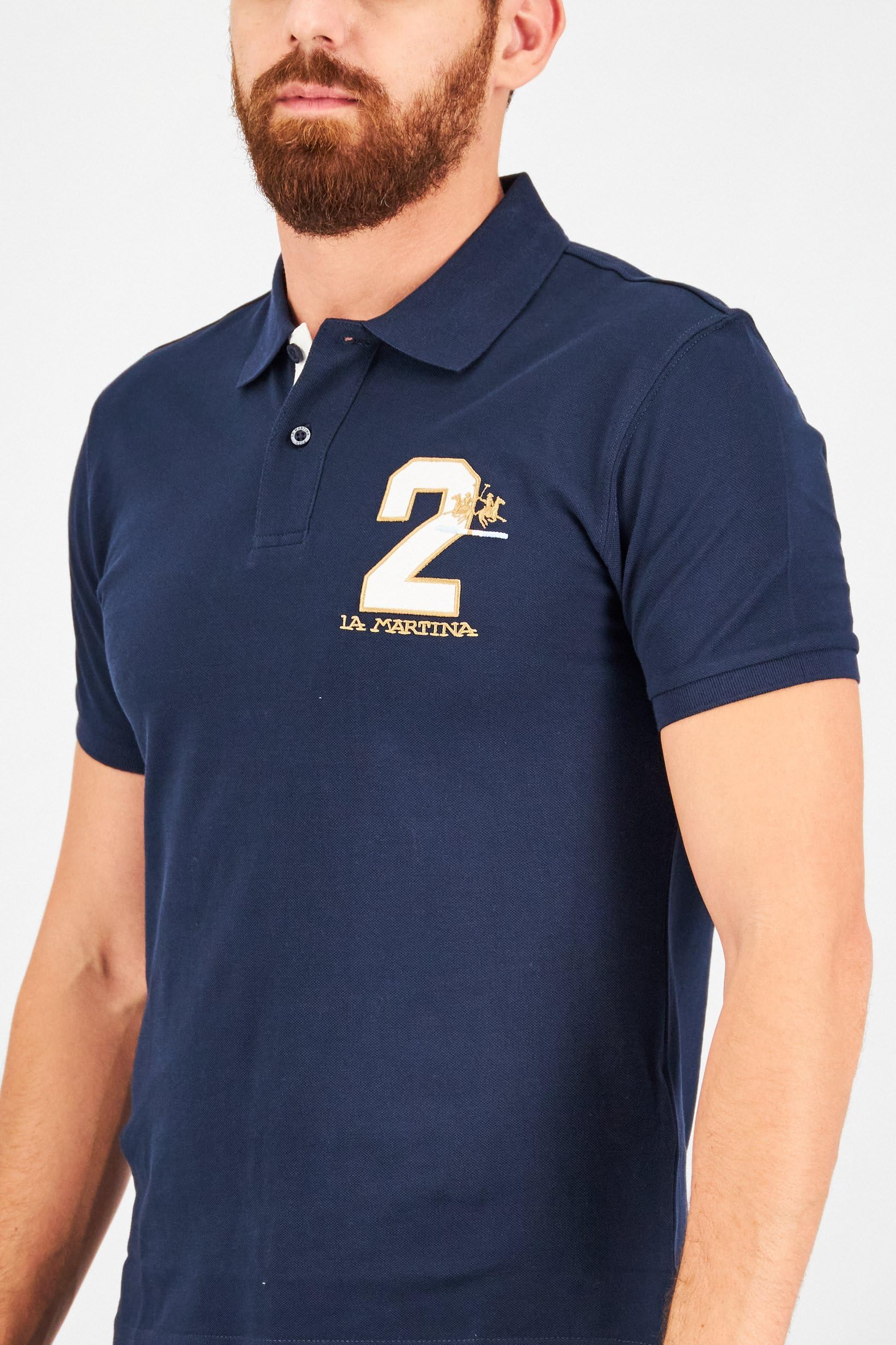 La Martina XMP610 PK031 Polo uomo 100% cotone
