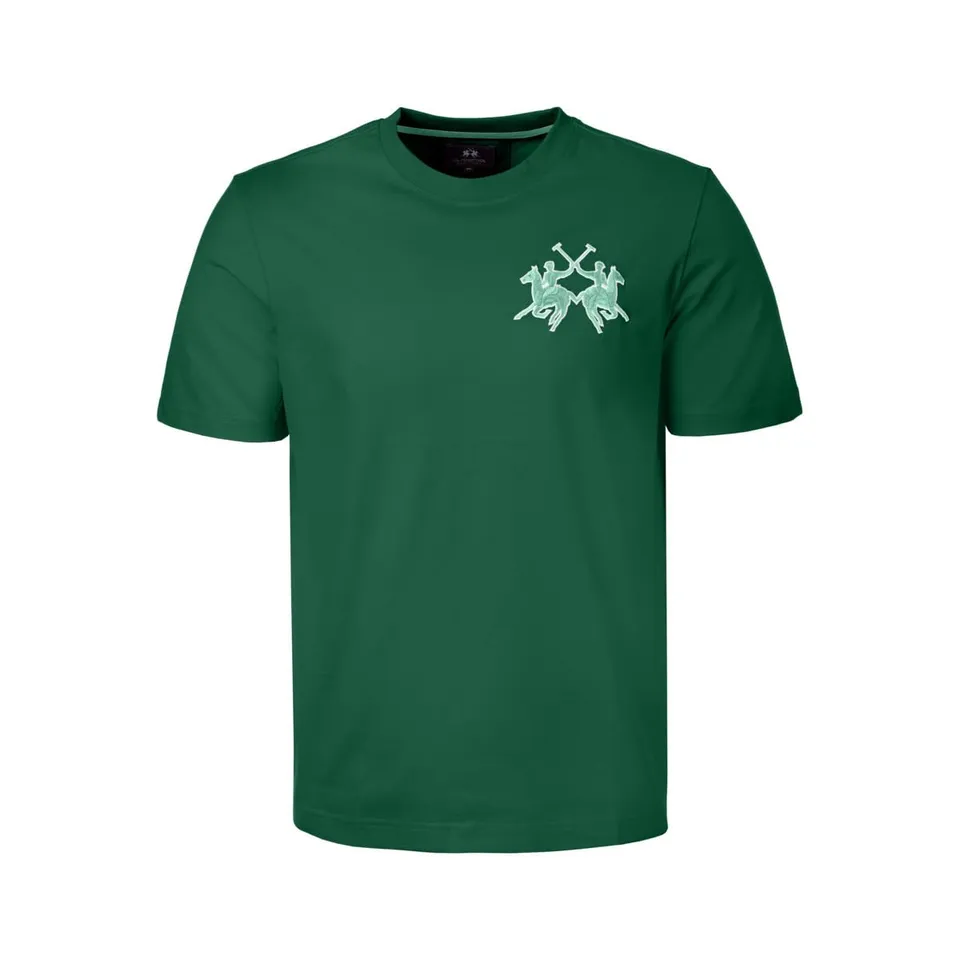 La Martina MCR008 t-shirt uomo cotone logo petto