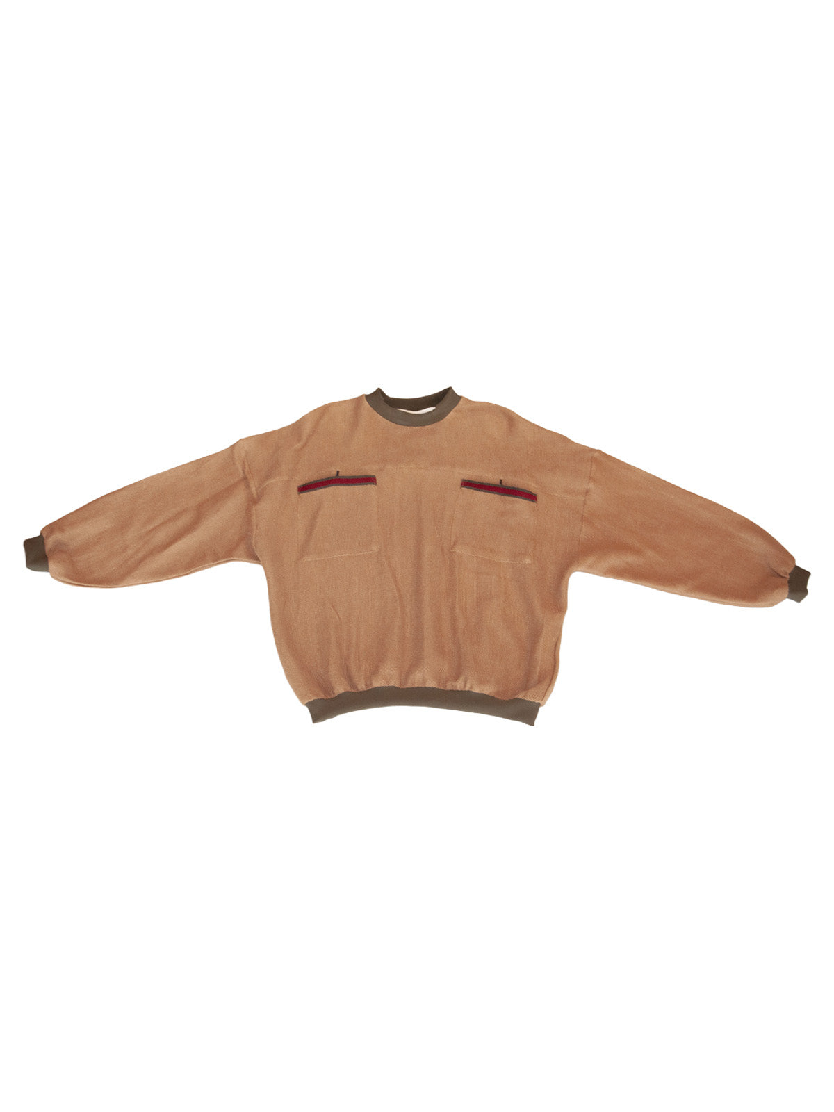 Giglio Tigrato Okinawa felpa ocra cotone upcycled
