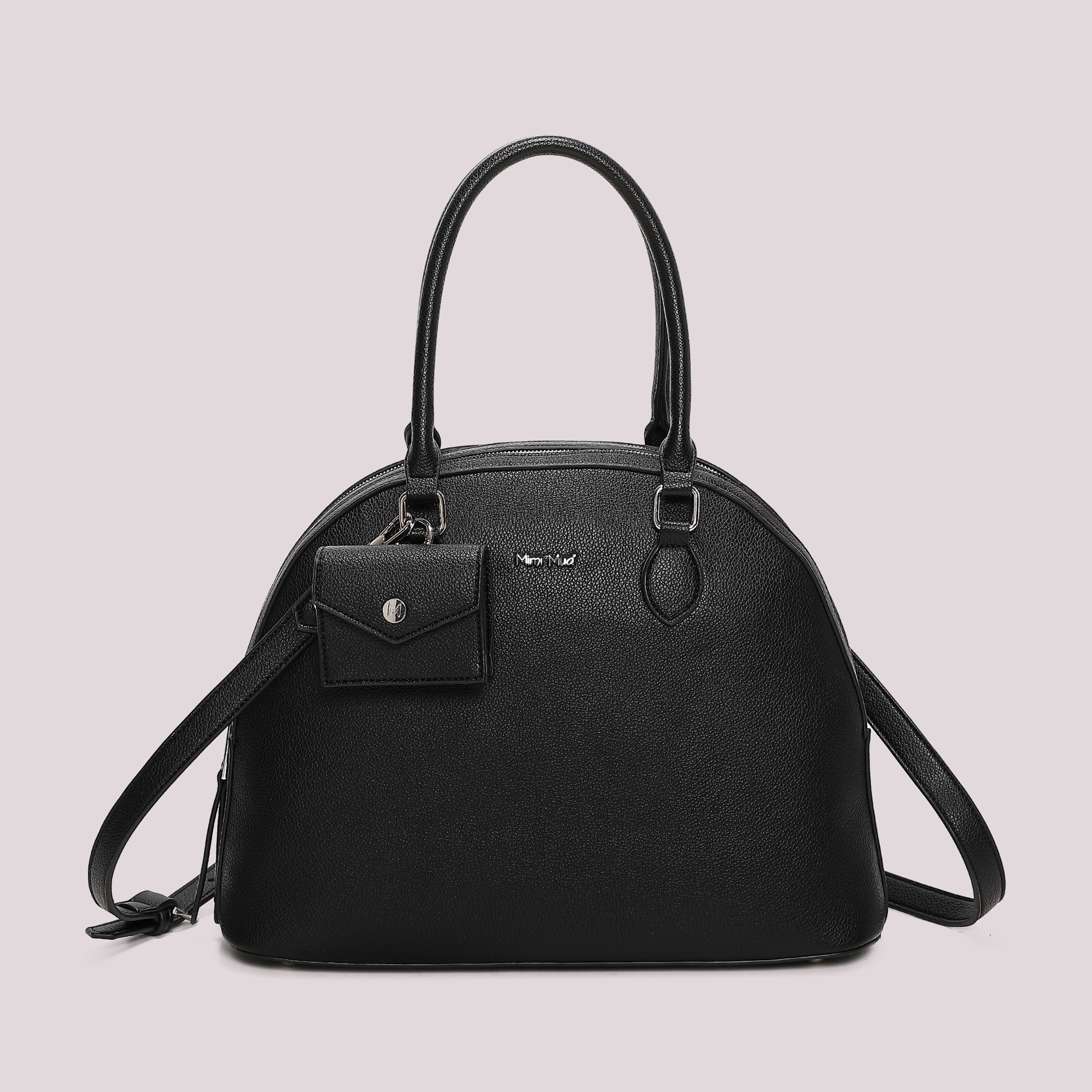 Mimi Mua 2 Zip e Borsina Miniatura borsa a spalla bianco