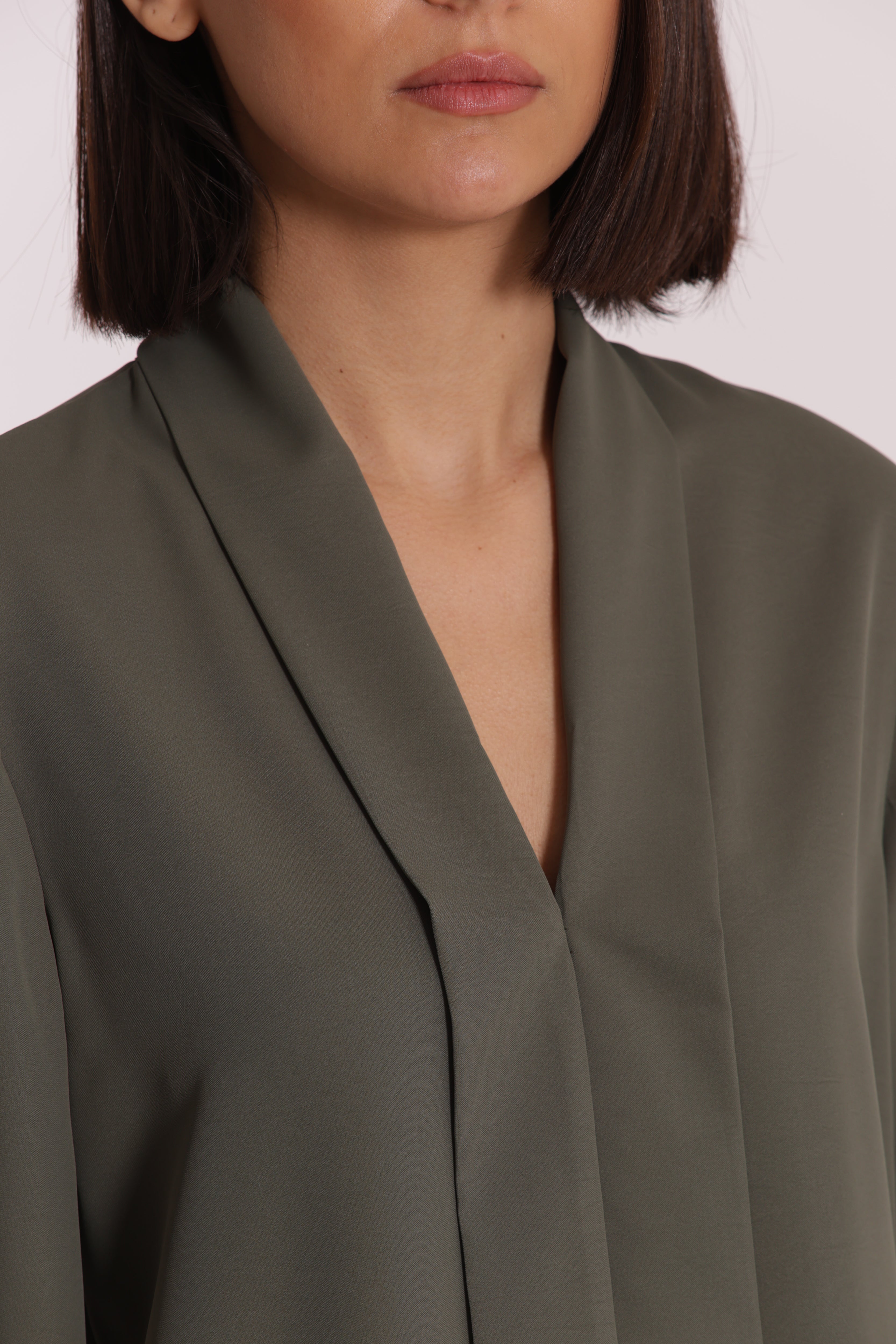 Mimi Mua Blusa con Pieghe Solton Nera